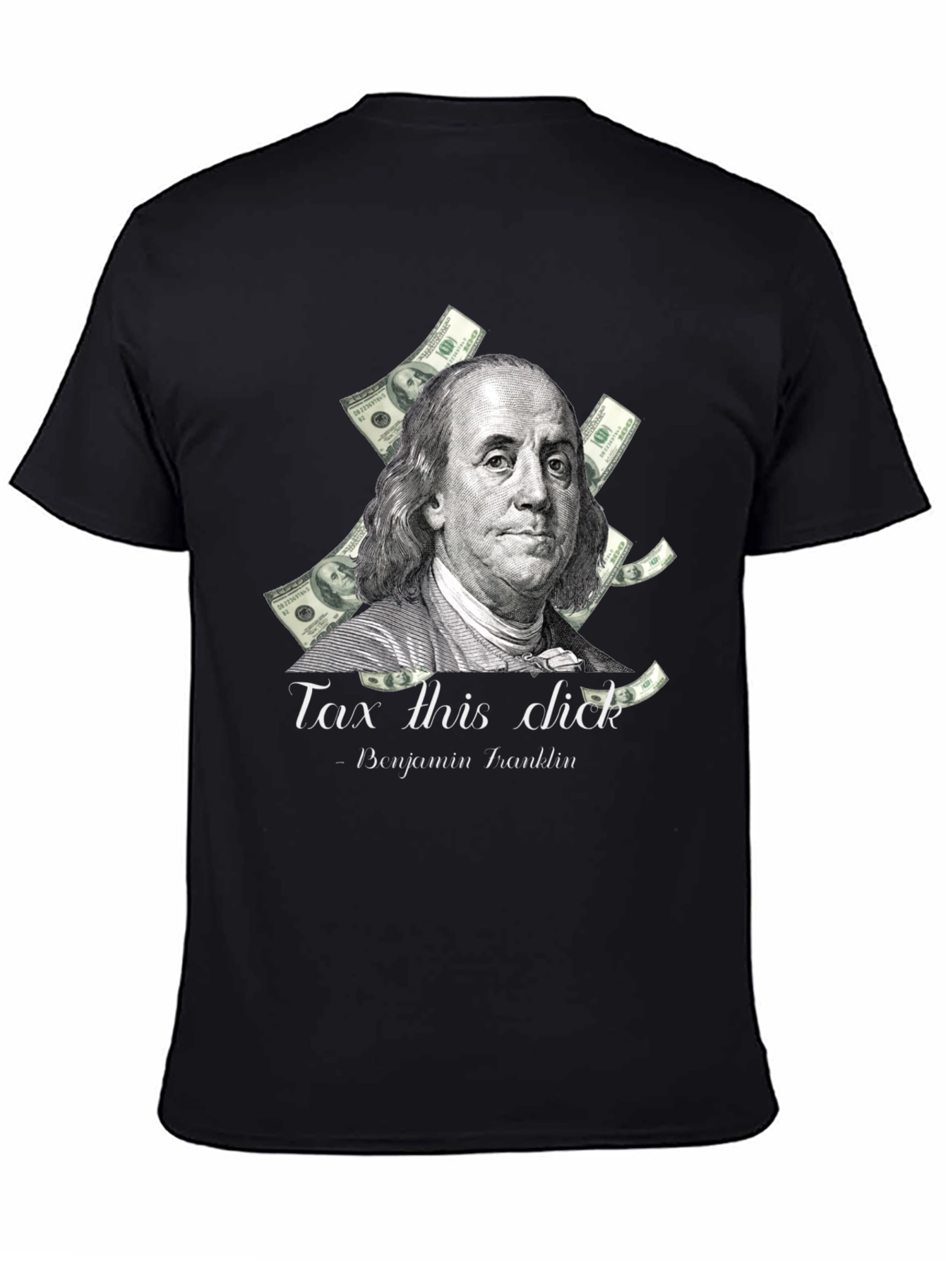 Black Tax This Dick Benjamin Franklin Graphic Tee view 4