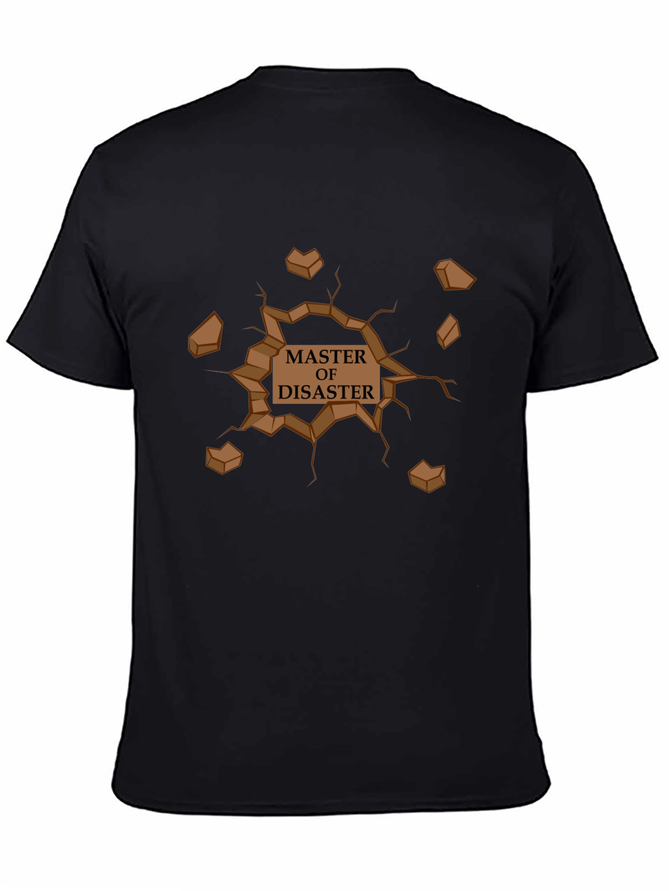 Black Master of Disaster Graphic T-Shirt view 4