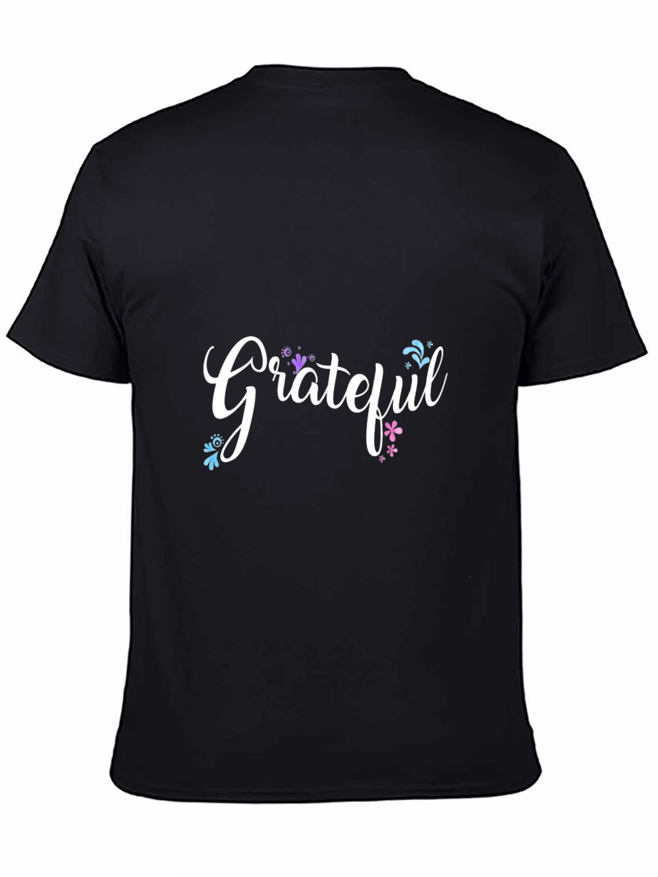 Black Grateful Graphic Tee - Stylish Comfort view 4