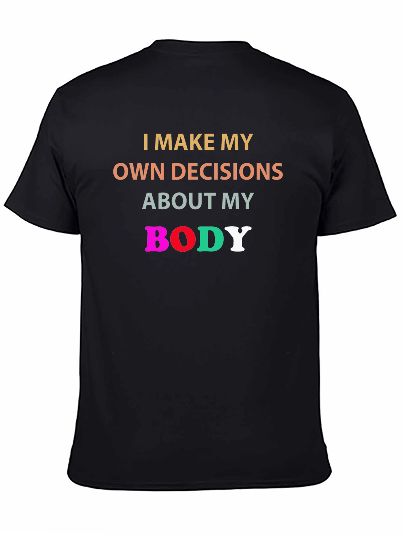 Black My Body My Choice Tee view 4