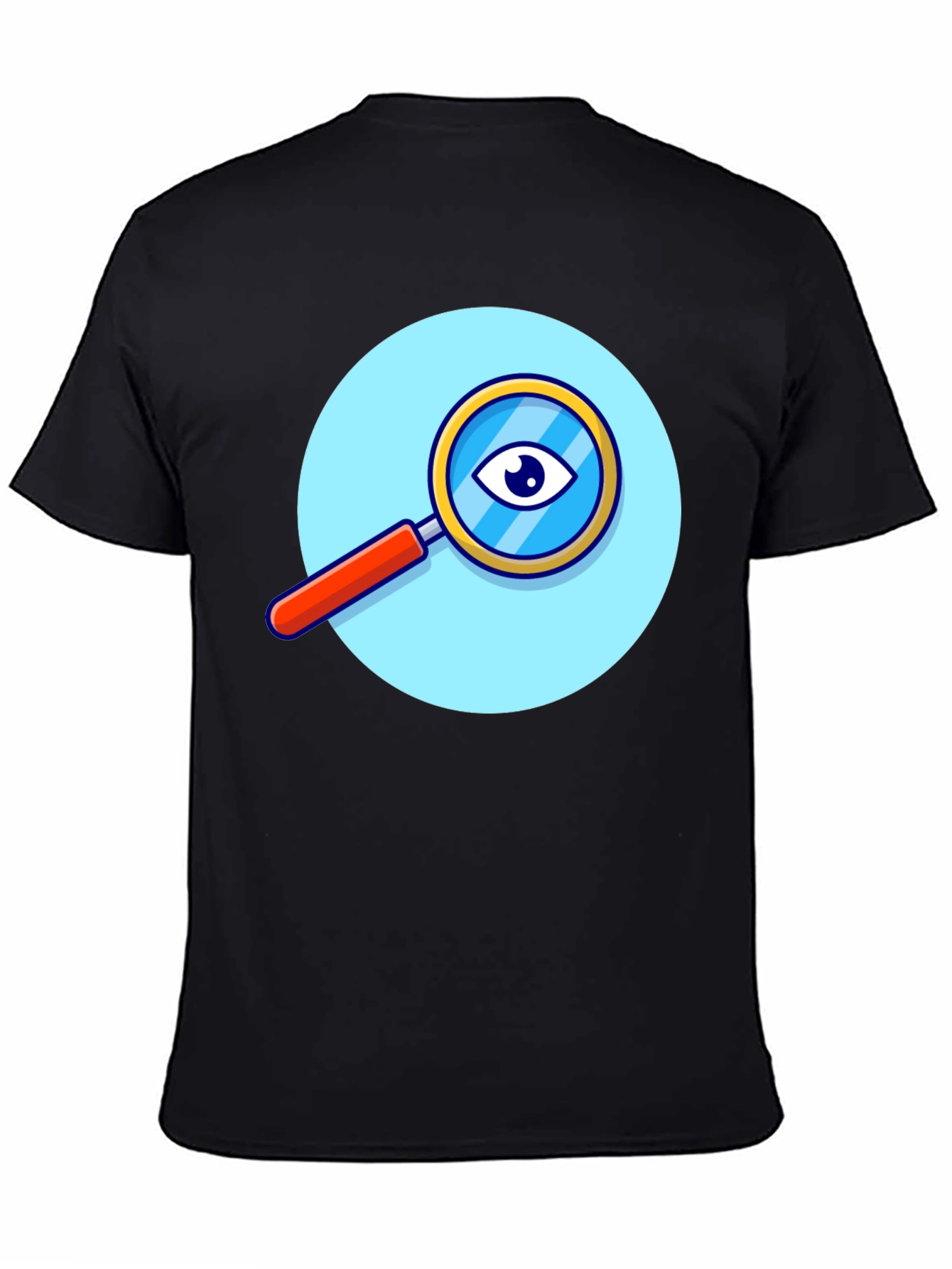 Black Eye See You Graphic Tee - Black Cotton Comfort view 4