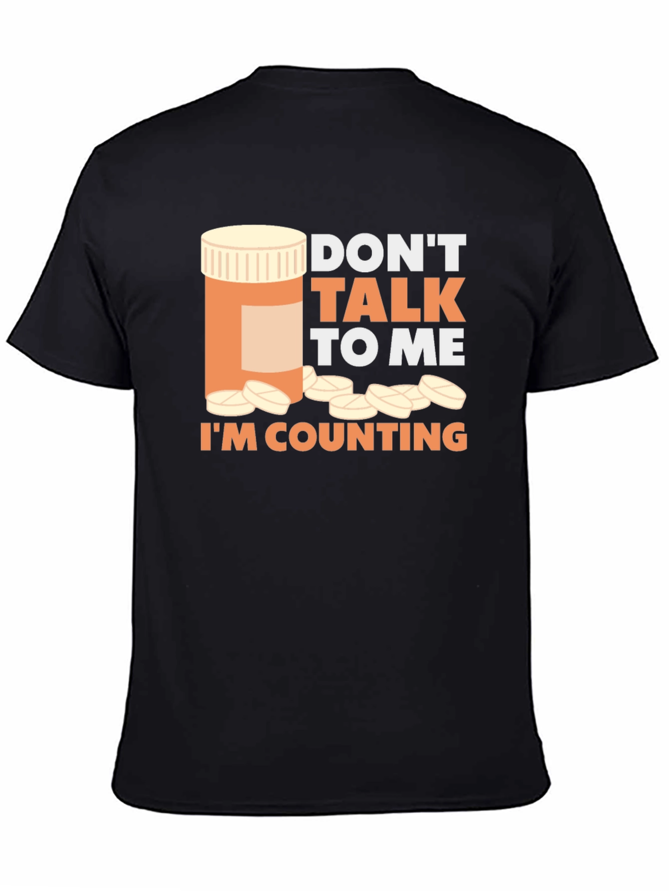 Black Don't Talk To Me I'm Counting T-Shirt view 4