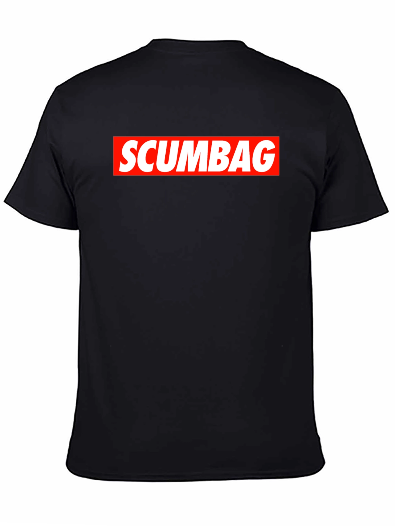 Black Scumbag Graphic Tee - Bold Statement T-Shirt view 4