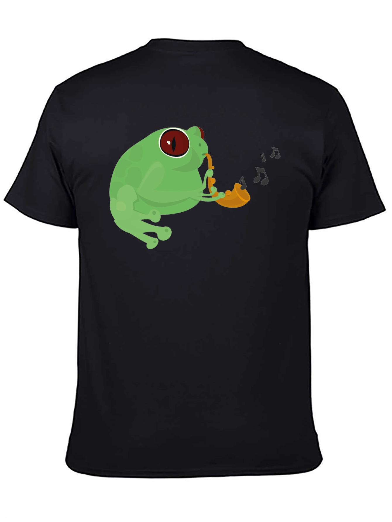 Black Frog Saxophone Graphic Tee view 4