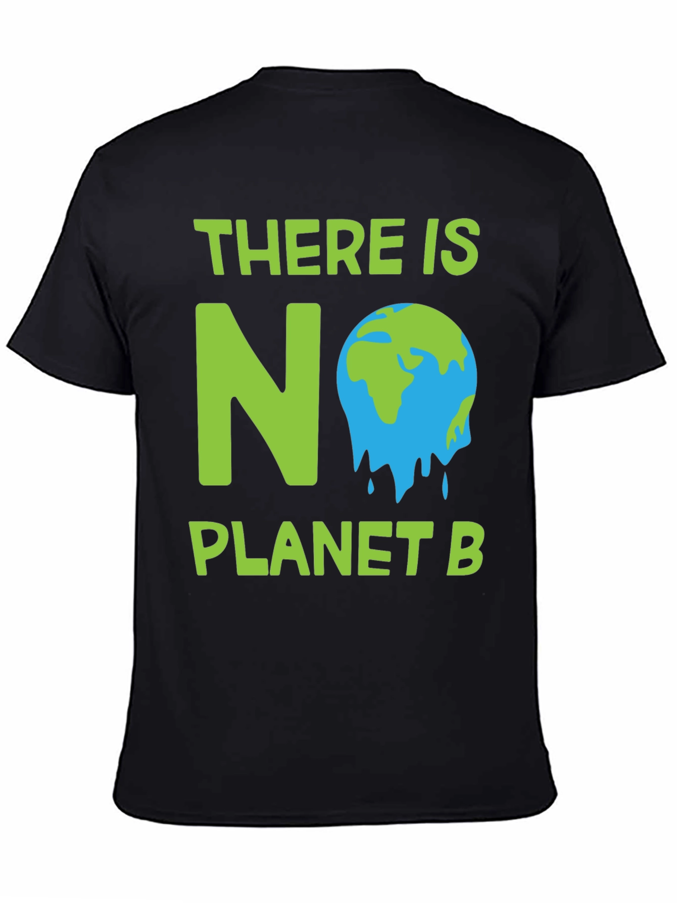 Black There Is No Planet B Graphic Tee view 4