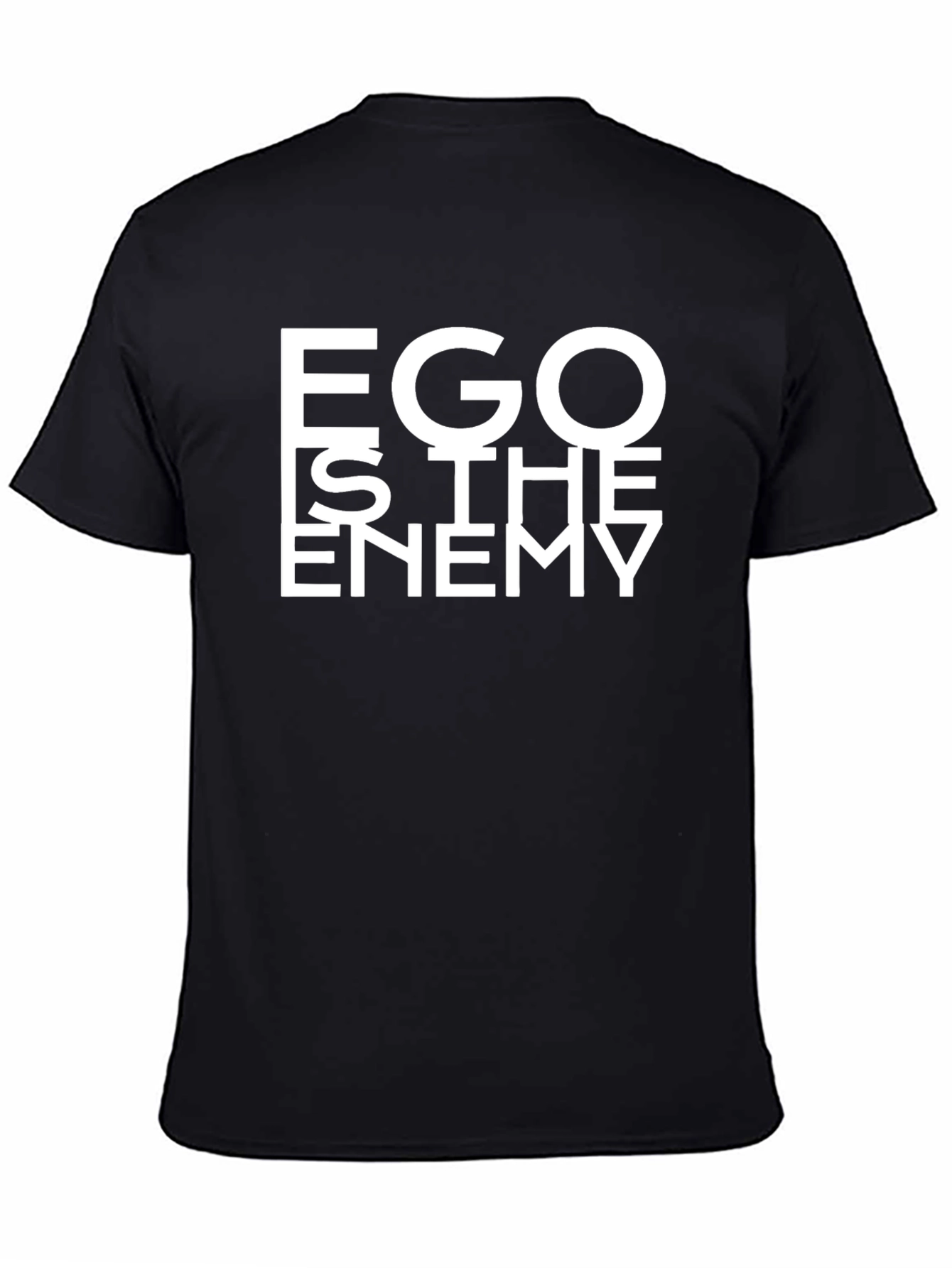 Black Ego is the Enemy Graphic Tee view 4