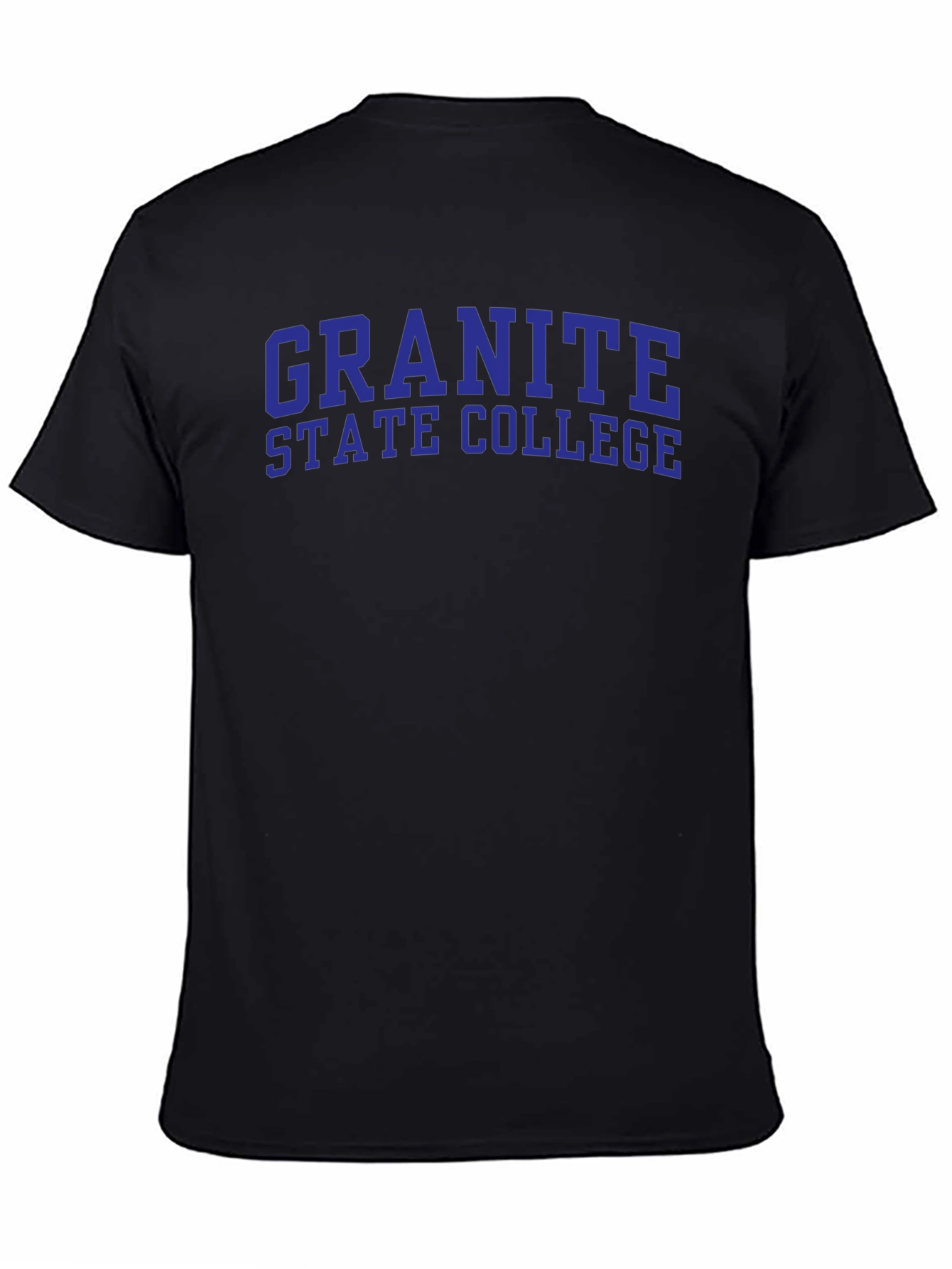 Black Granite State College Black T-Shirt view 4