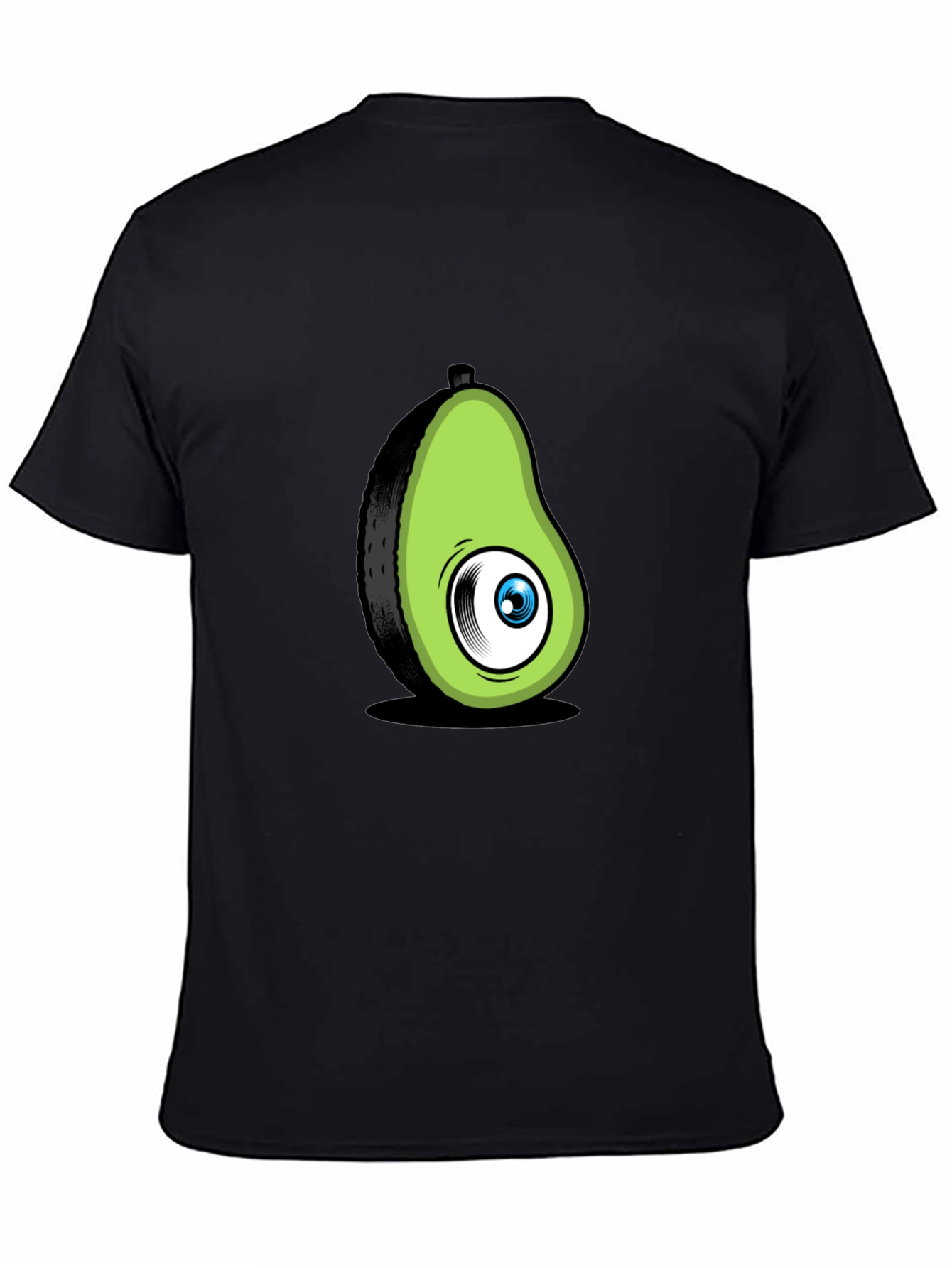 Black Avocado Eye Black T-Shirt Funny Graphic Tee view 4