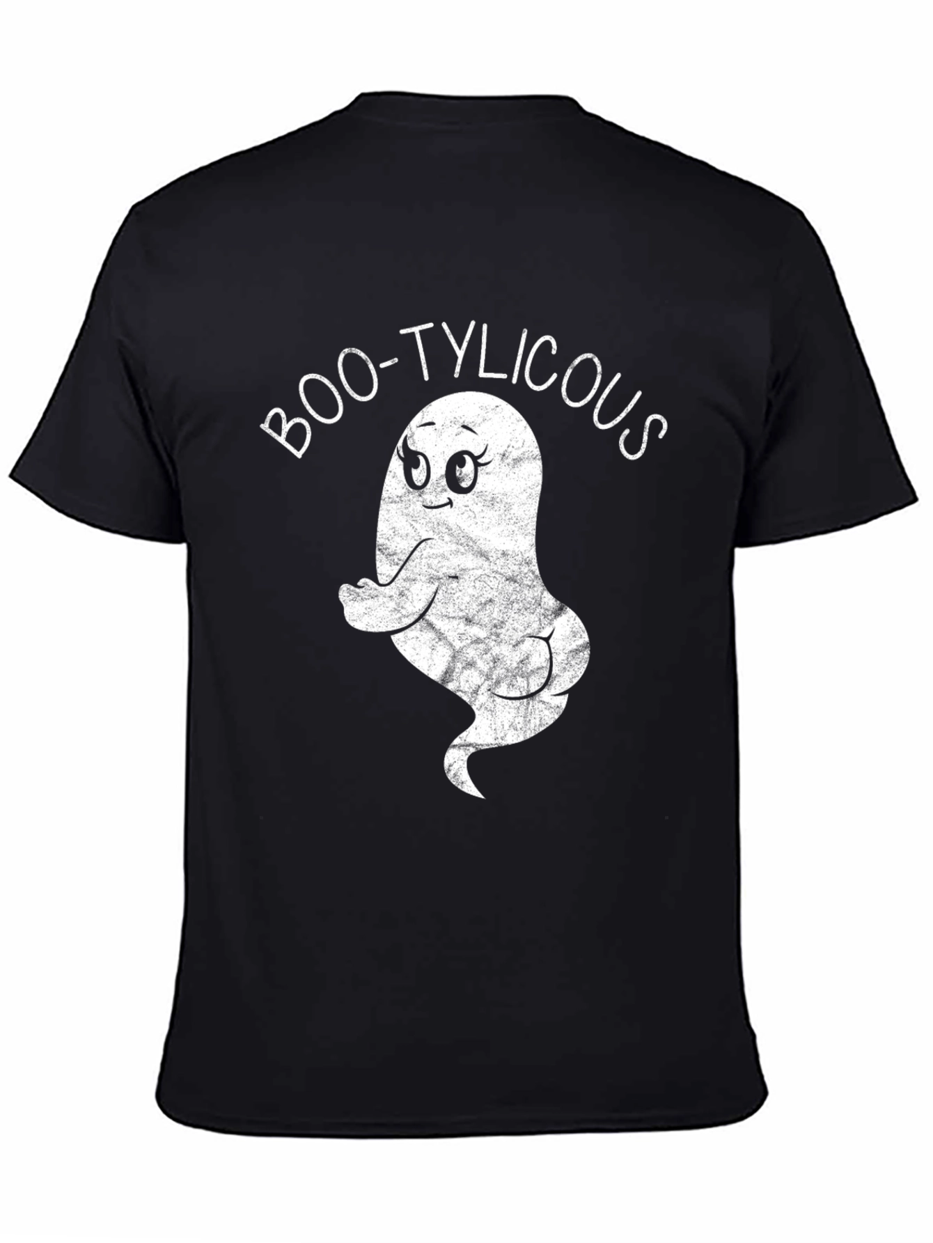 Black Boo-tylicious Ghost Graphic Black Tee view 4