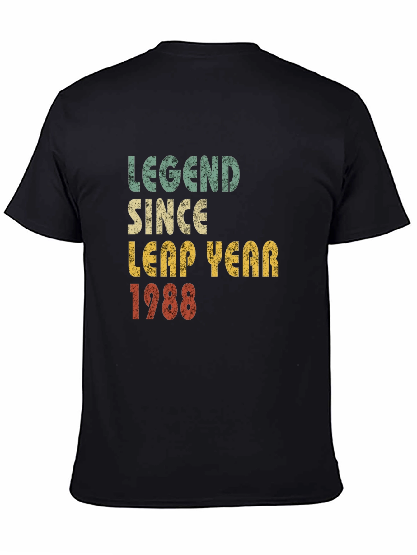Black Legend Since Leap Year 1988 T-Shirt view 4