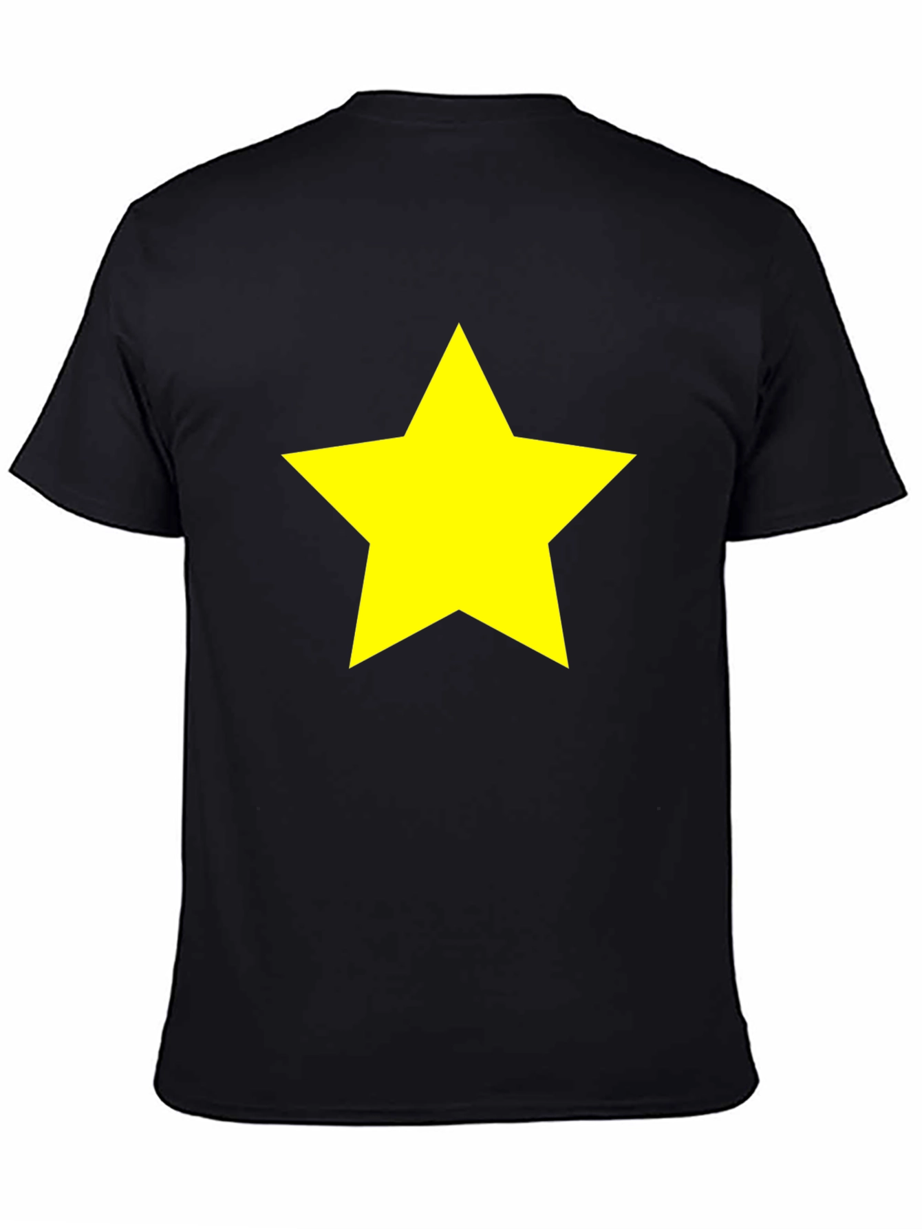 Black Star Graphic Black T-Shirt - Bold & Stylish view 4