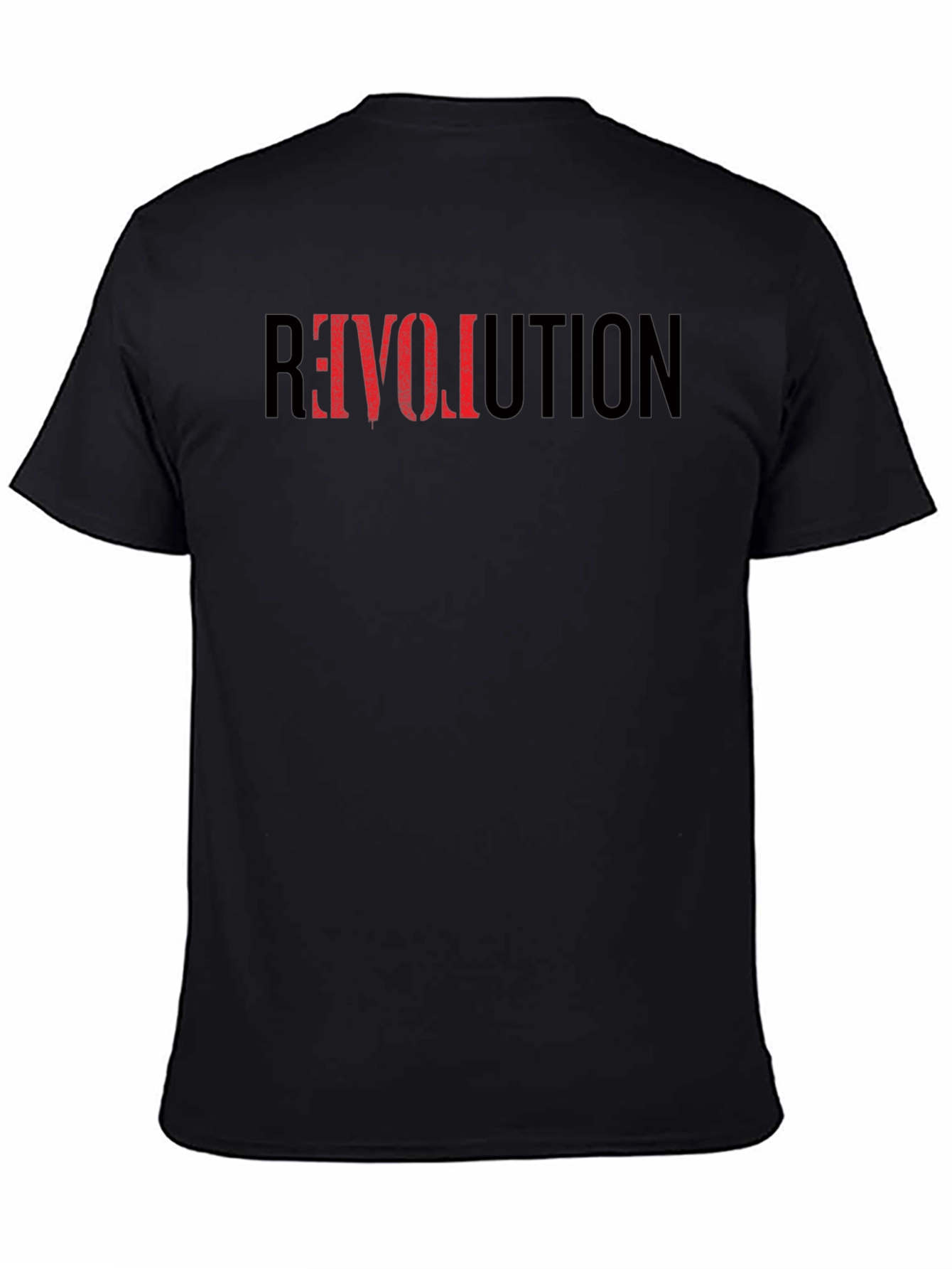 Black Revolution Graphic T-Shirt - Bold Statement Tee view 4