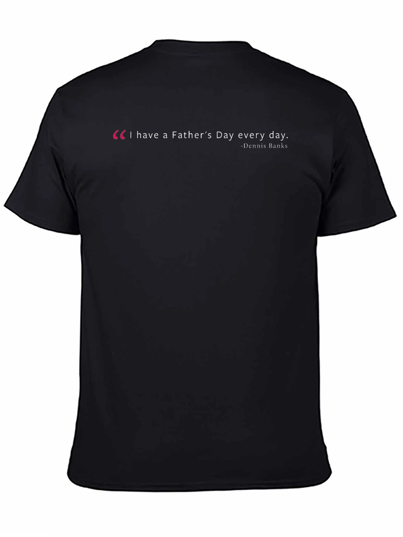 Black Father's Day Everyday T-Shirt view 4