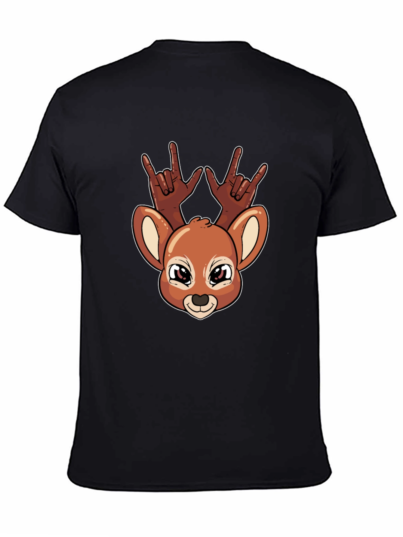 Black Deer "Rock On" Graphic T-Shirt view 4