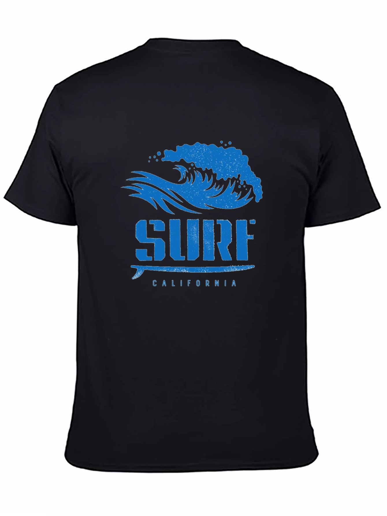 Black Surf California Graphic Tee - Black view 4