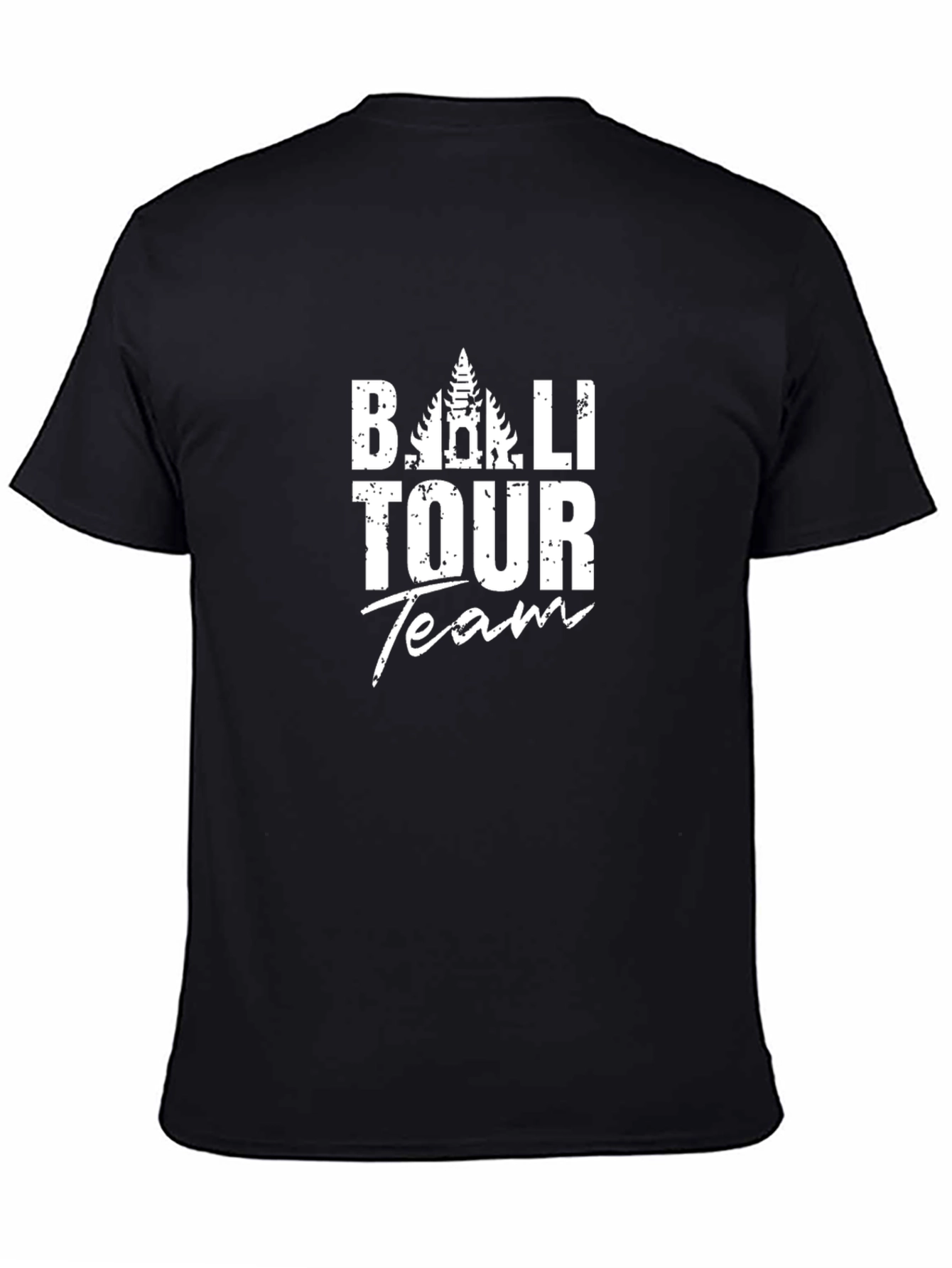 Black Bali Tour Team Black Graphic Tee view 4