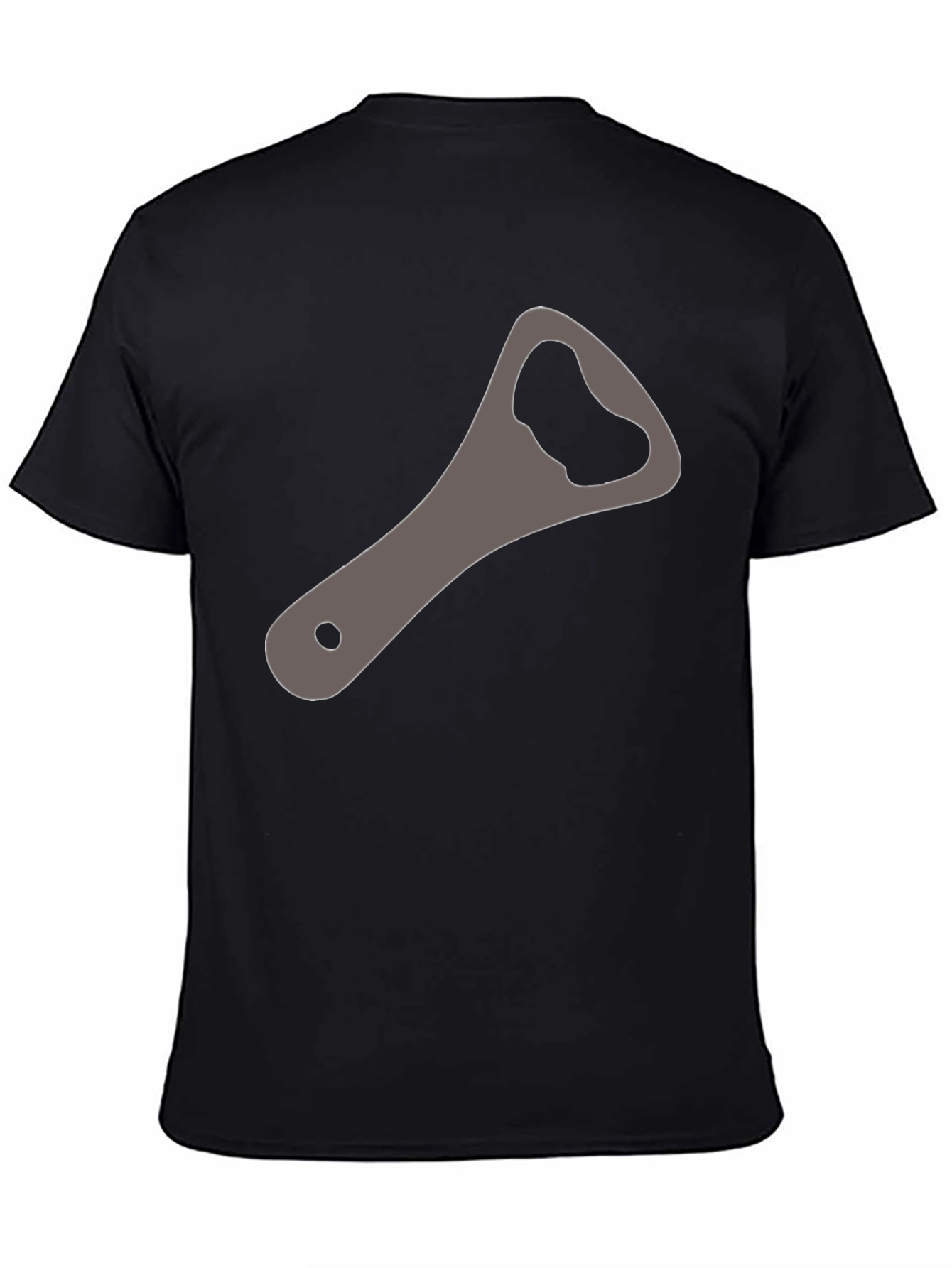 Black Bottle Opener Graphic Tee - Casual Wear view 4