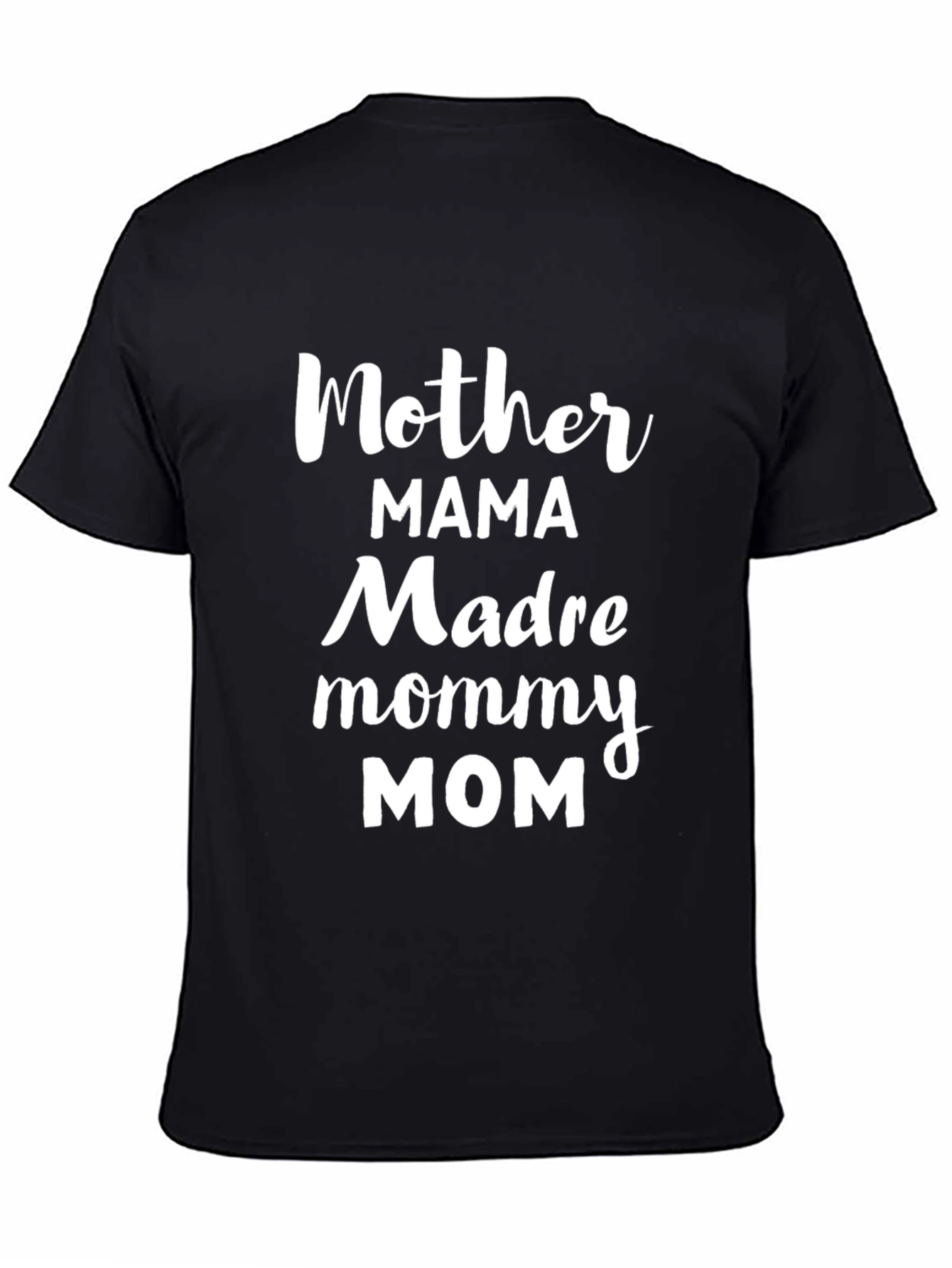 Black Mother Mama Mommy Mom T-Shirt view 4