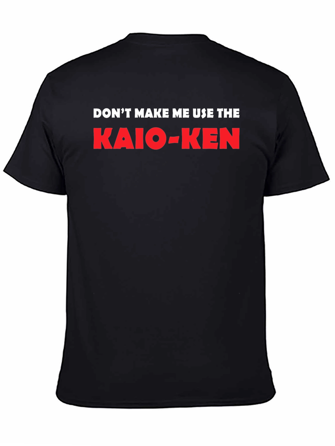 Black Kaio-Ken T-Shirt - Black Graphic Tee for Anime Fans view 4
