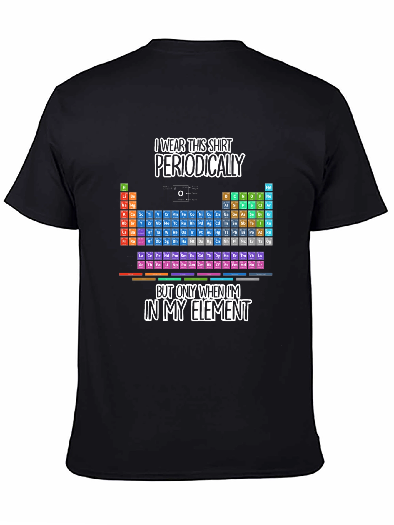Periodic Table T-Shirt - "In My Element" Funny Science Tee - 4