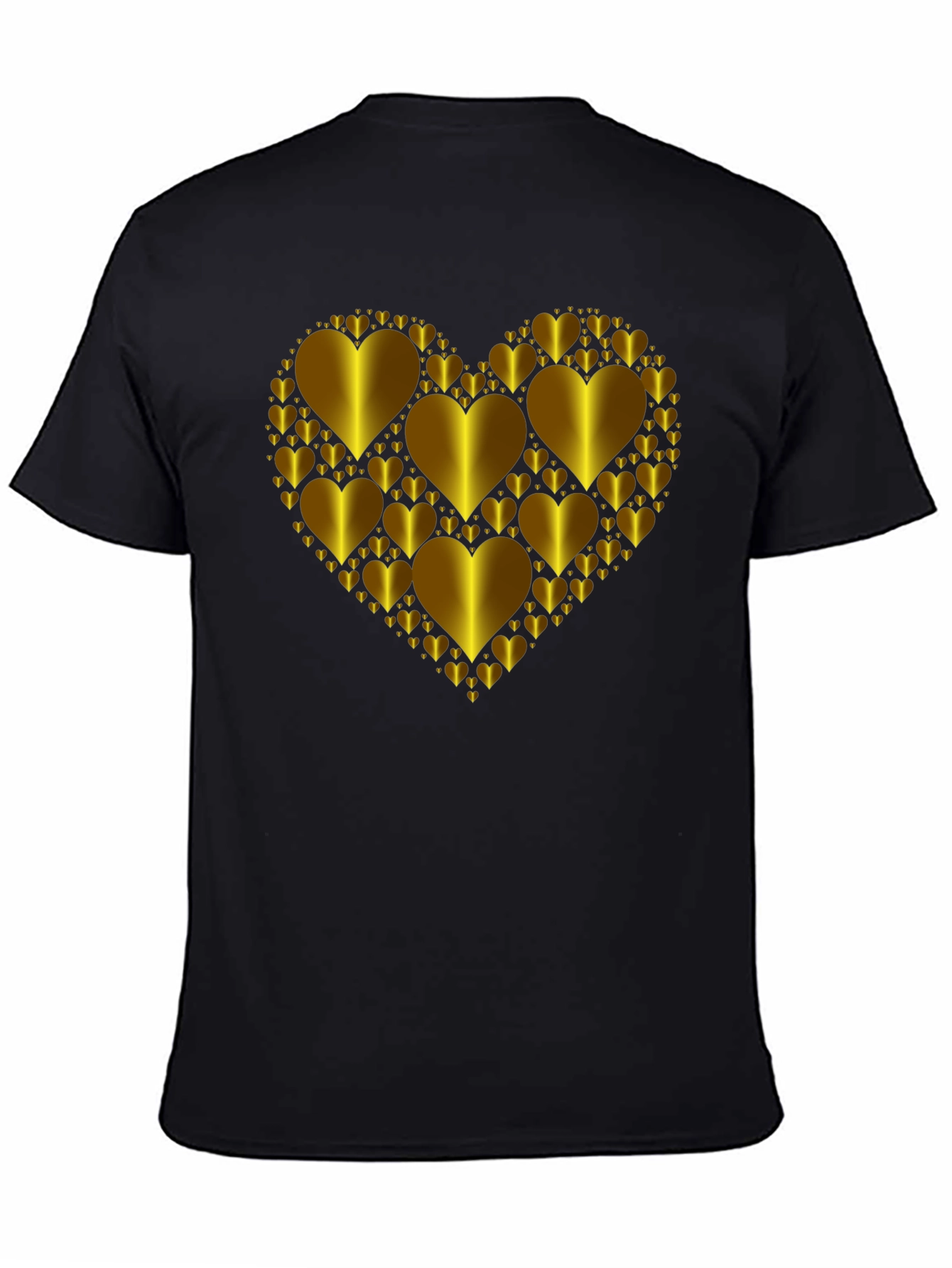 Black Heart of Gold Graphic Tee - Modern Fit view 4