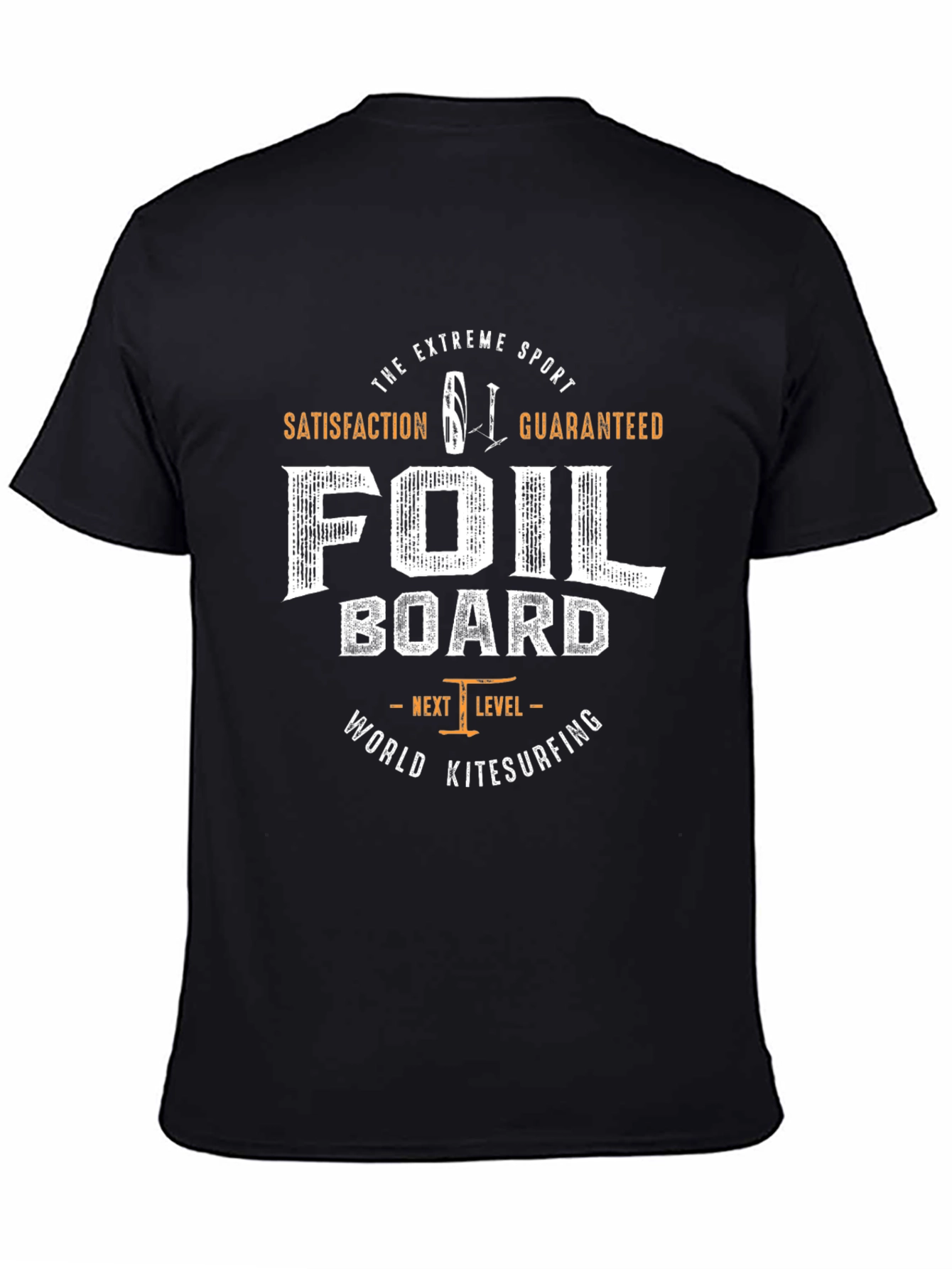 Foil Boarding T-Shirt - Extreme Sport Kitesurfing Design - 4