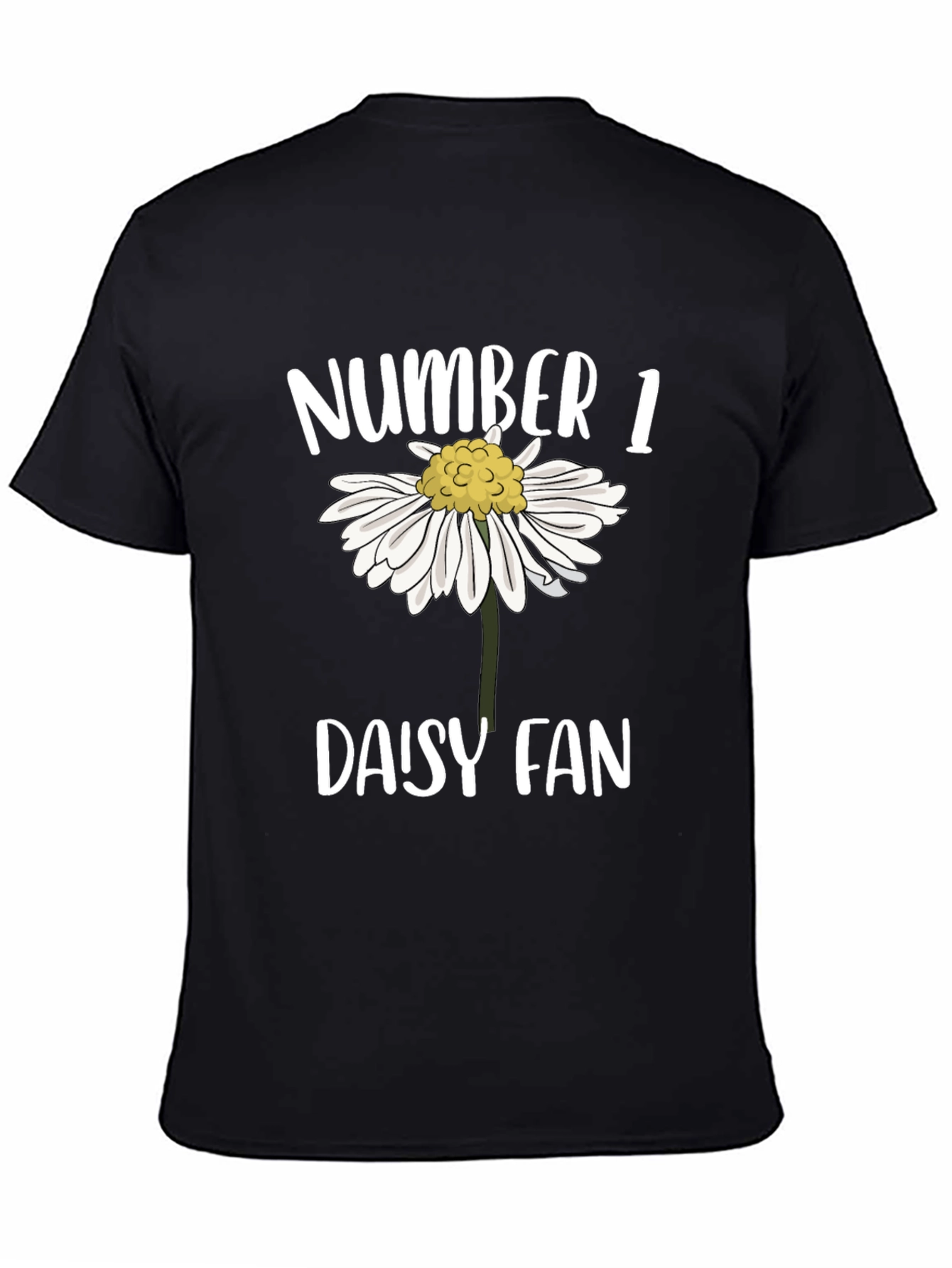 Number 1 Daisy Fan Graphic T-Shirt - 4