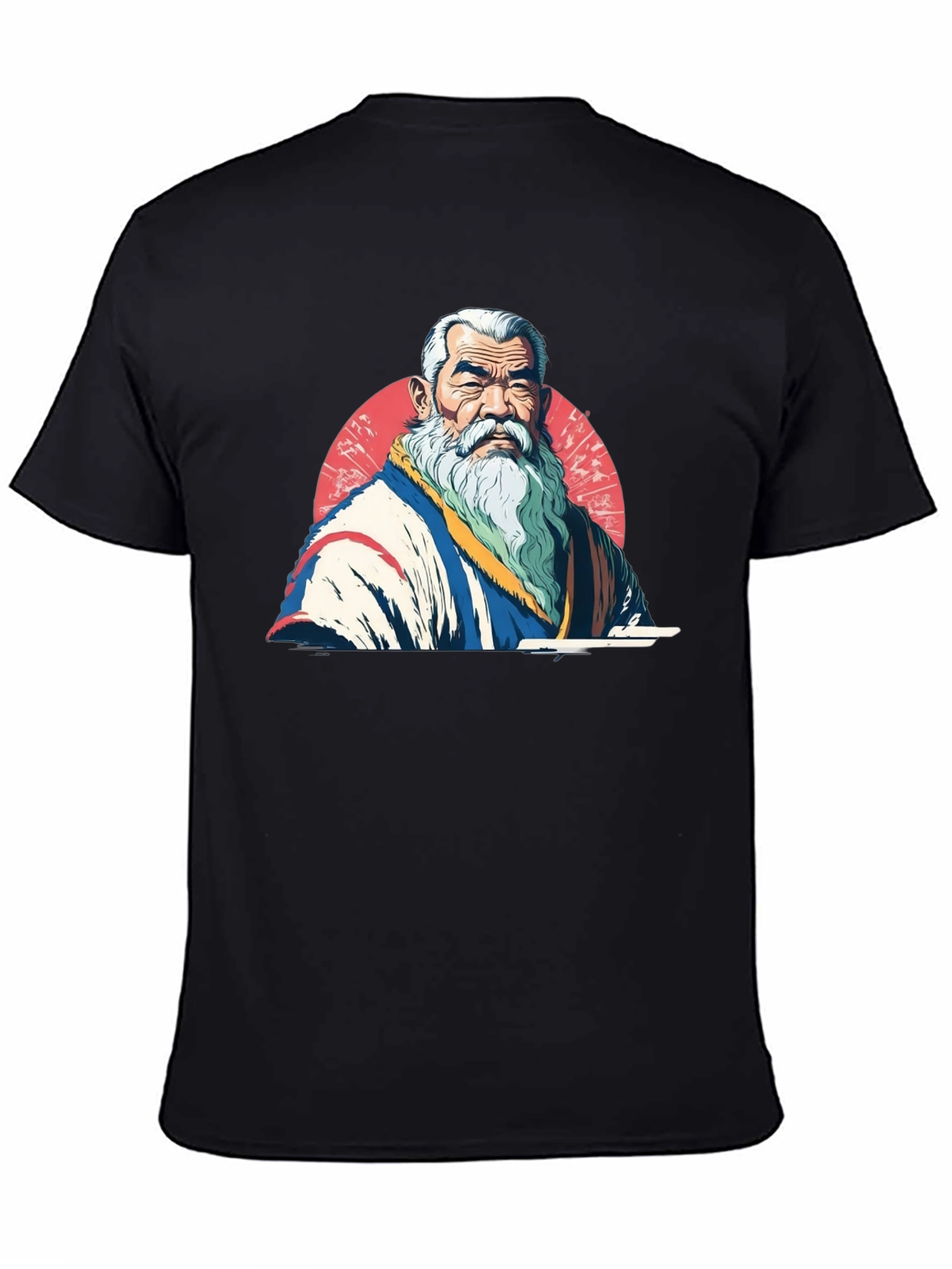 Black Samurai Elder Graphic Tee view 4