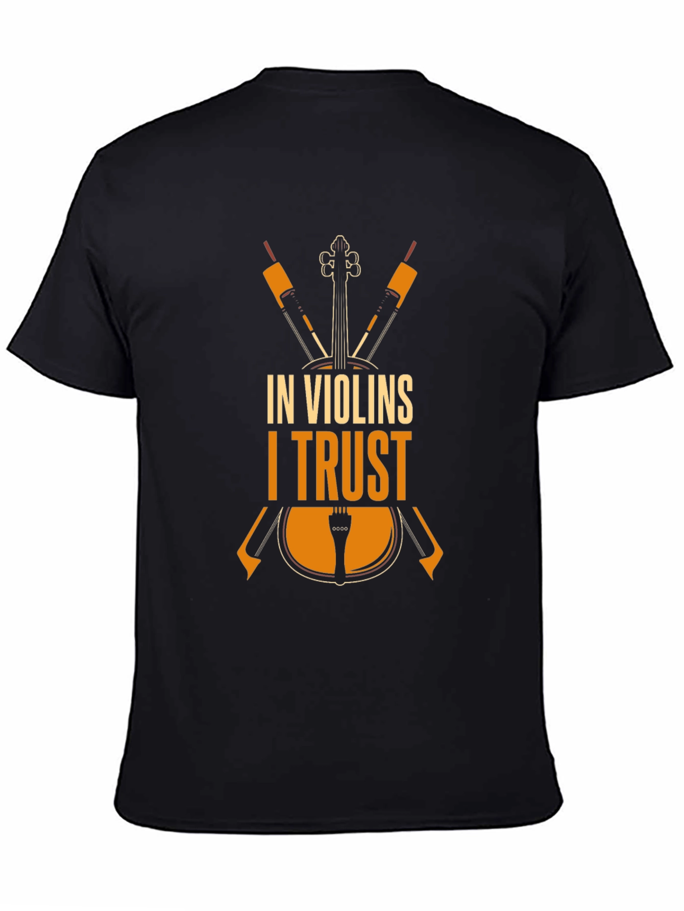 Black In Violins I Trust - Musician's T-Shirt view 4