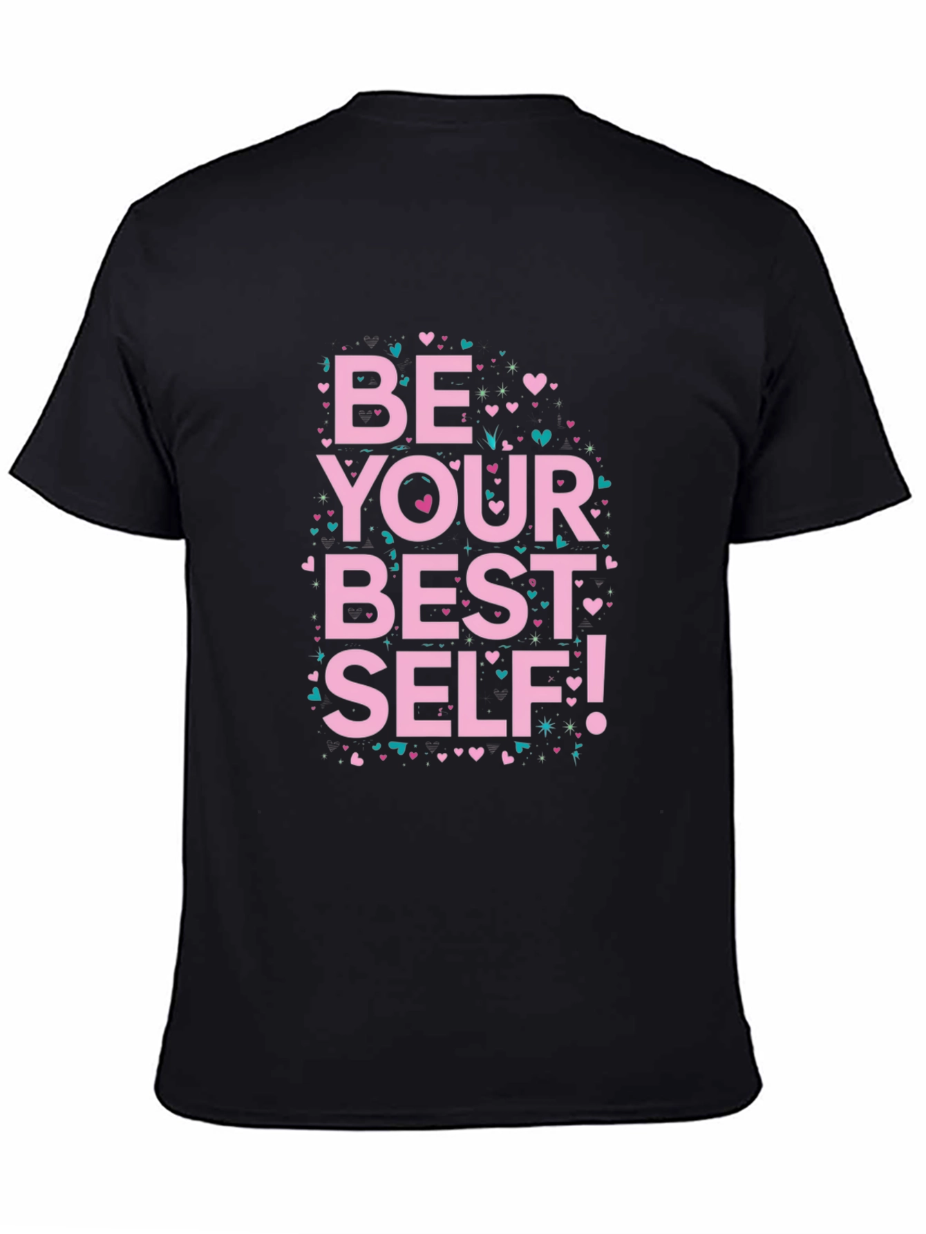 Black Be Your Best Self Graphic Tee view 4