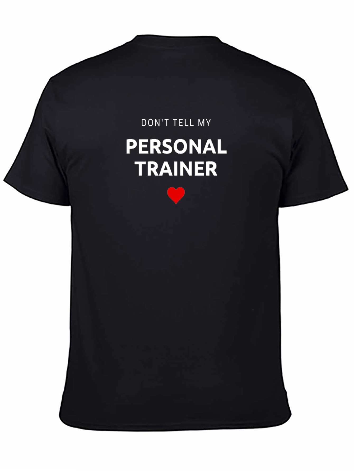 Black Funny Personal Trainer T-Shirt - Gym Humor Tee view 4