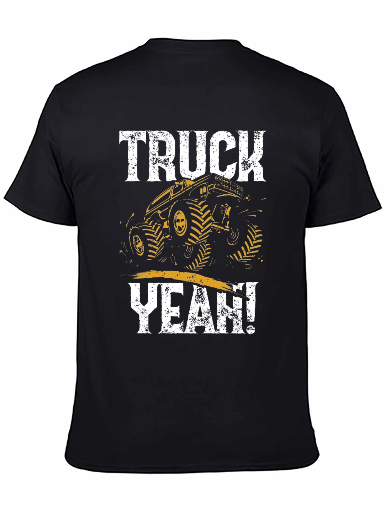 Black Truck Yeah! Graphic Tee - Off-Road Adventure T-Shirt view 4