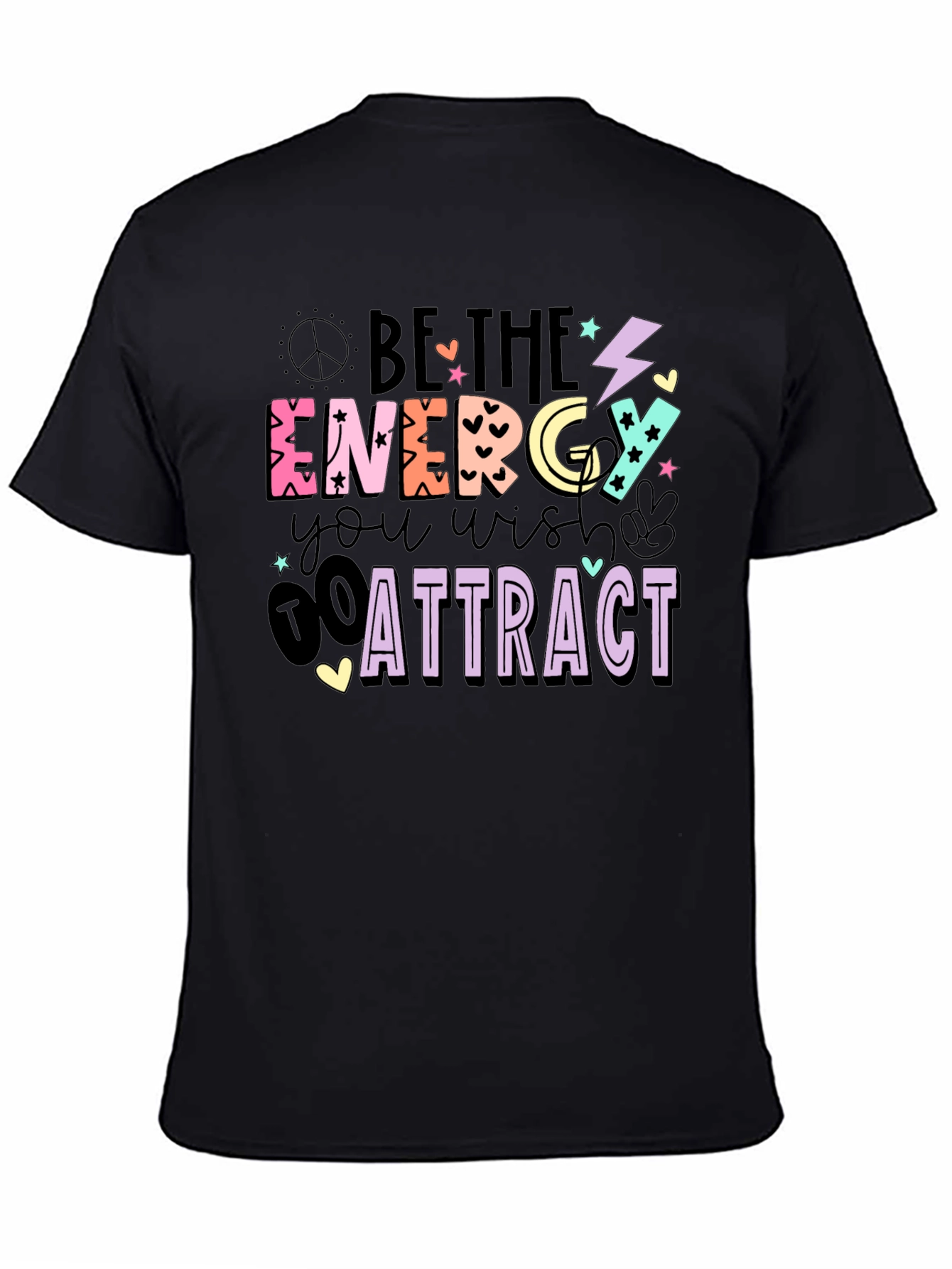 Black Be the Energy T-Shirt view 4