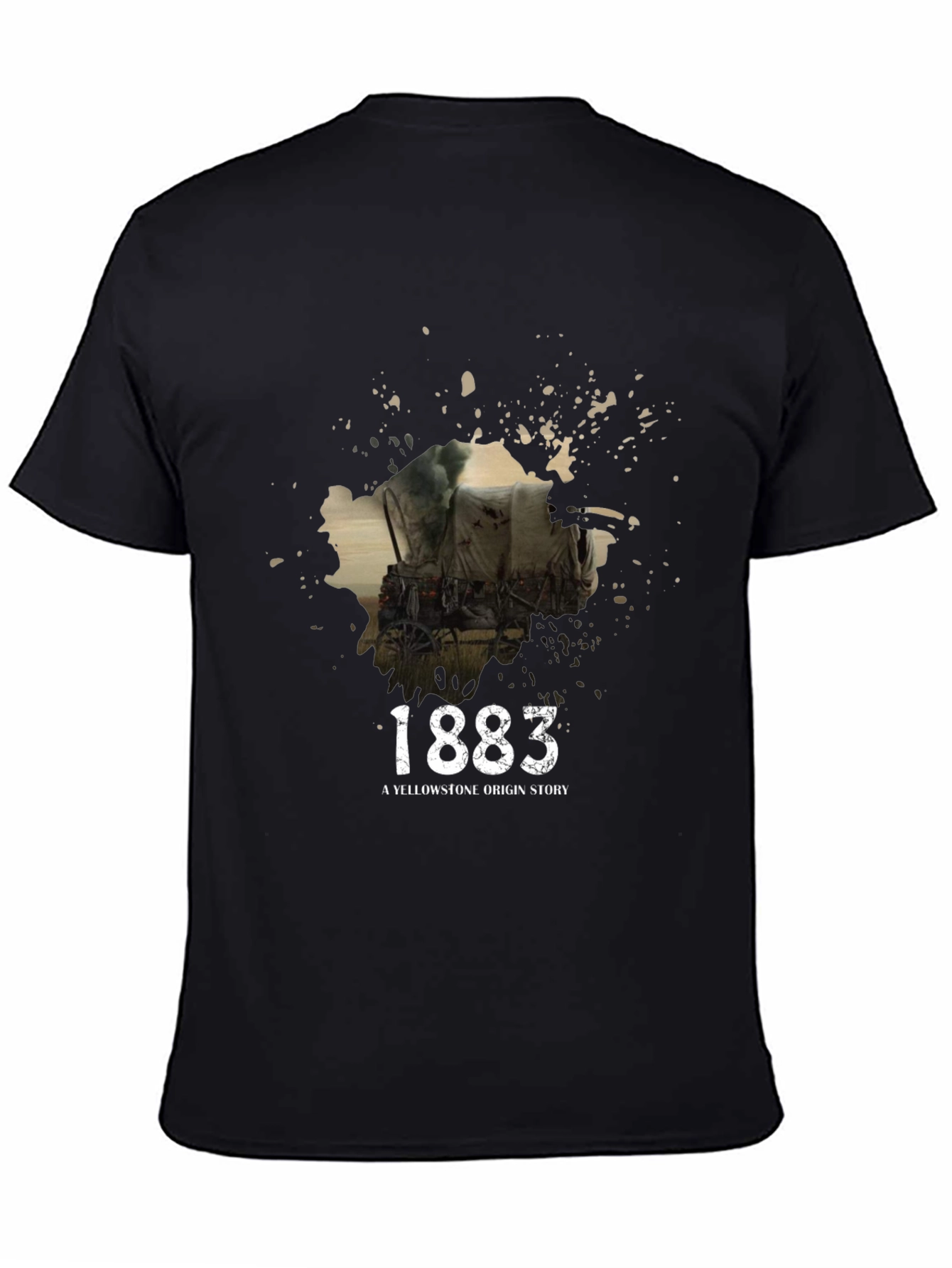 Black 1883 Yellowstone Origin Story Graphic Tee view 4