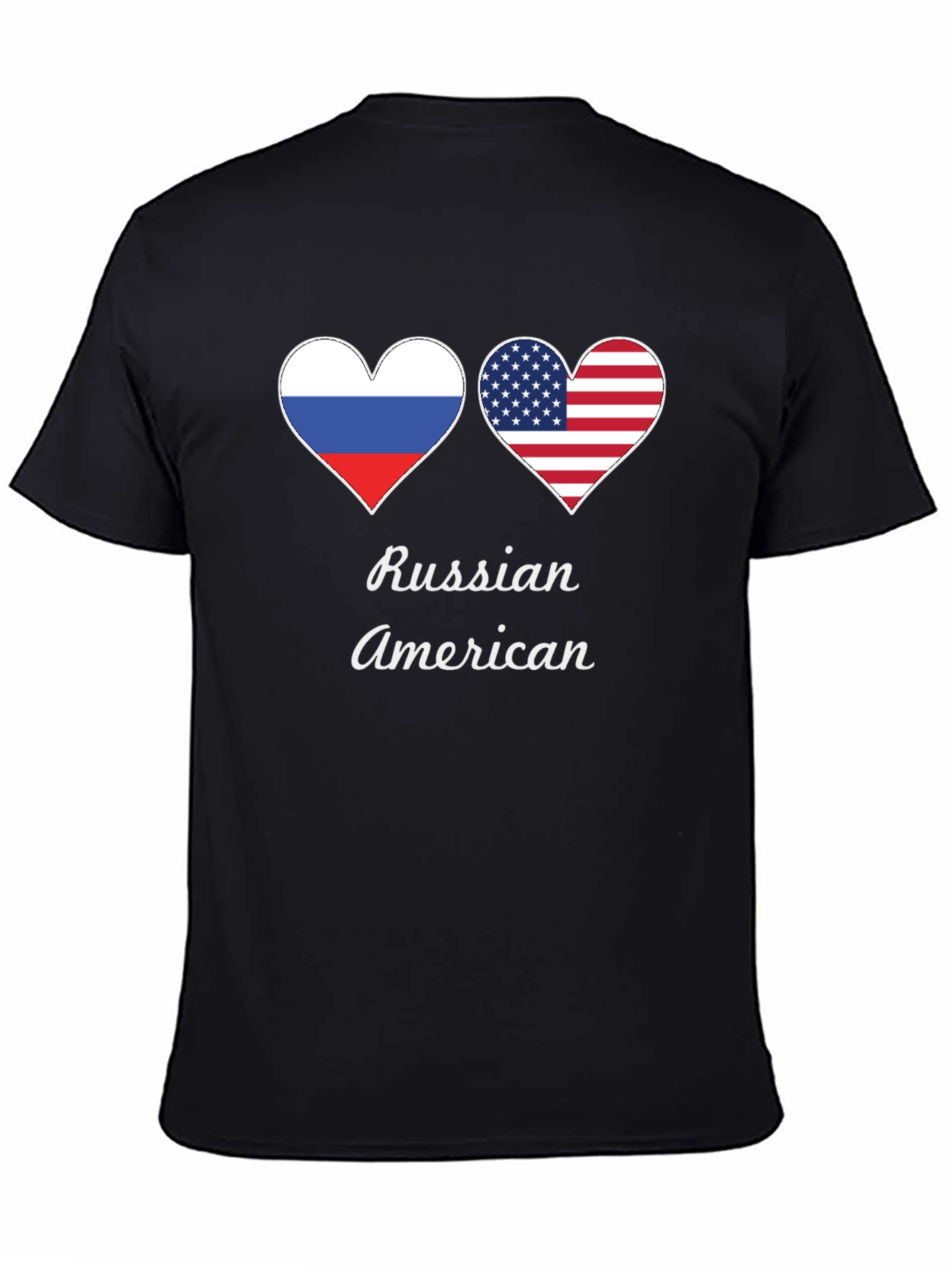 Black Russian American Pride T-Shirt view 4
