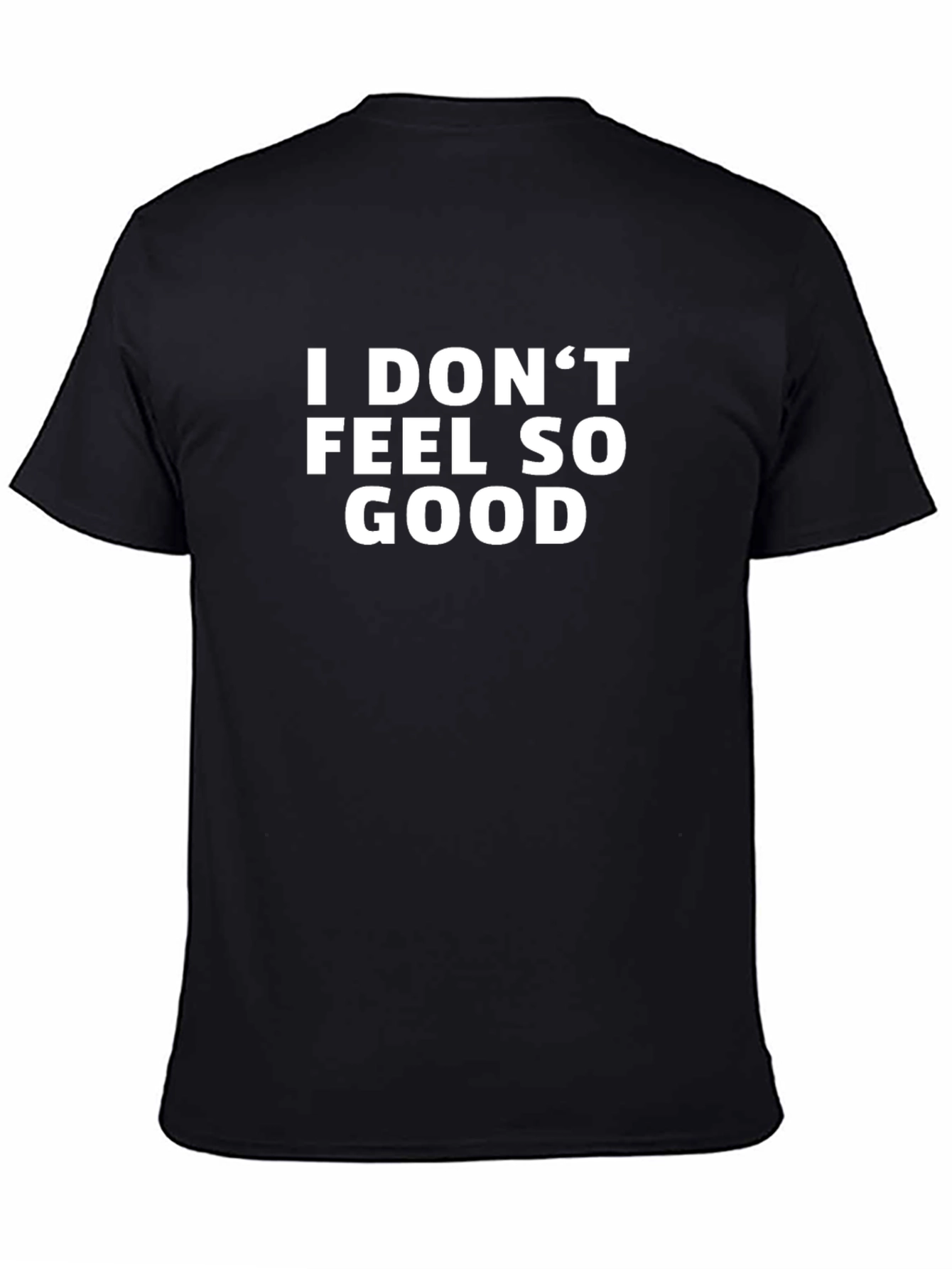 Black I Don't Feel So Good Graphic Tee - Black view 4