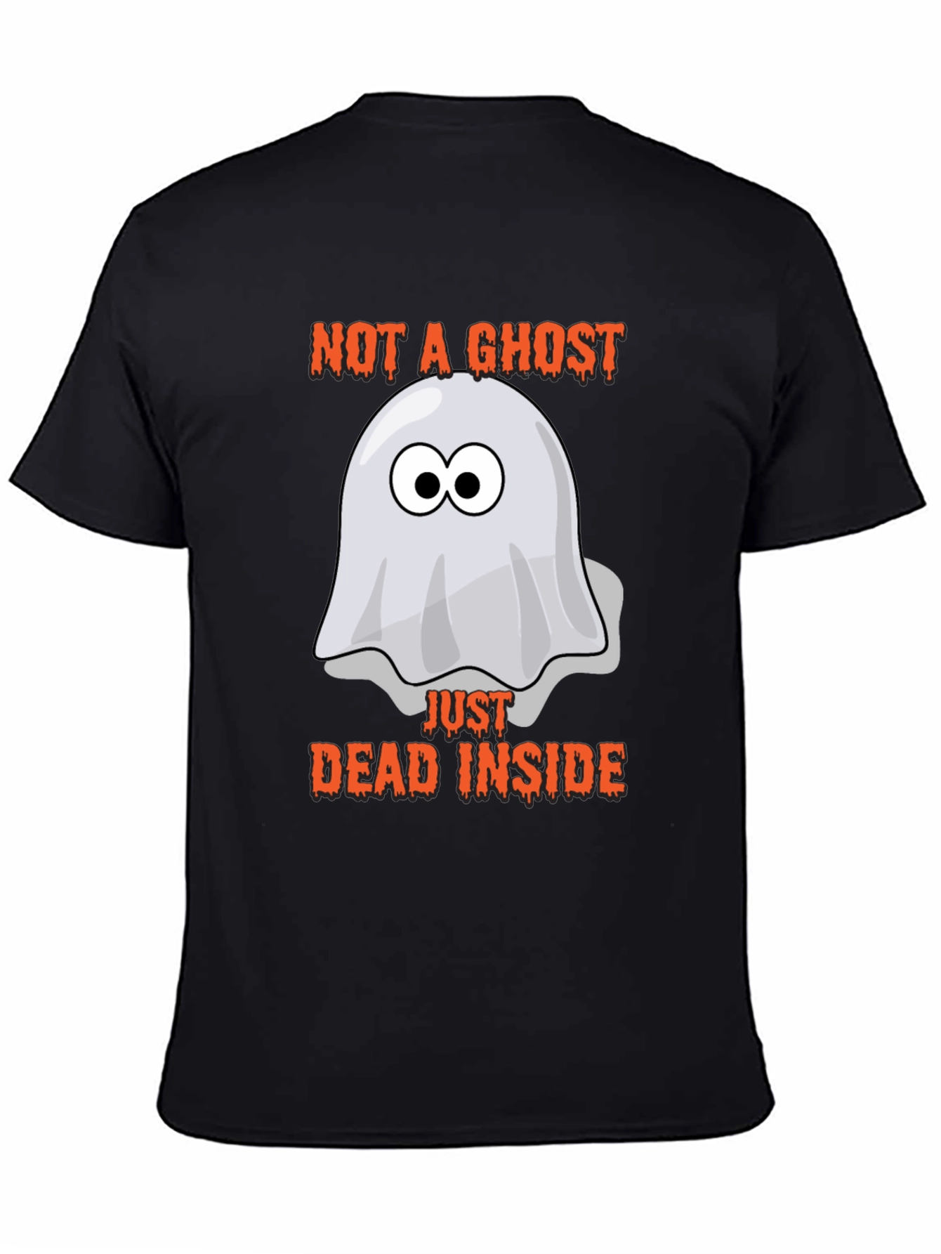 Black Not A Ghost, Just Dead Inside T-Shirt view 4