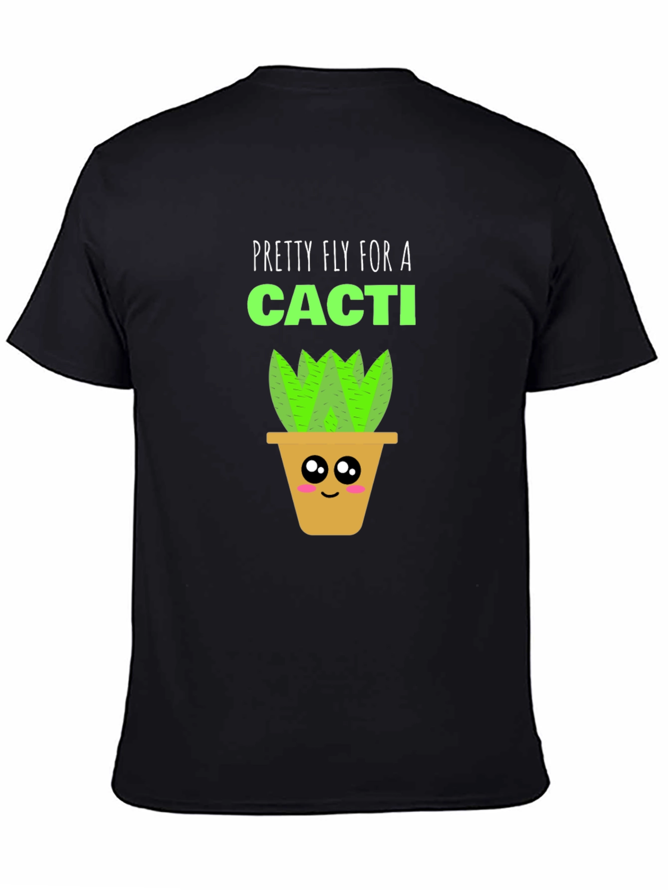 Black Pretty Fly for a Cacti Graphic T-Shirt view 4