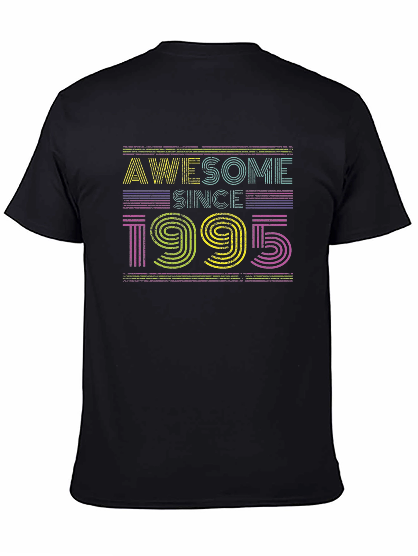 Black Awesome Since 1995 Graphic Tee view 4
