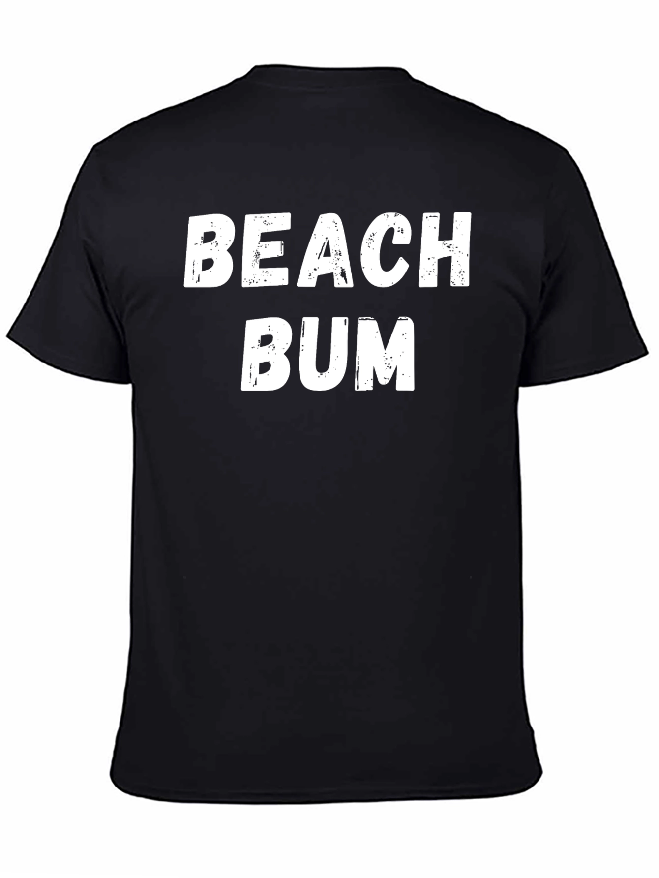 Black Beach Bum Black T-Shirt view 4