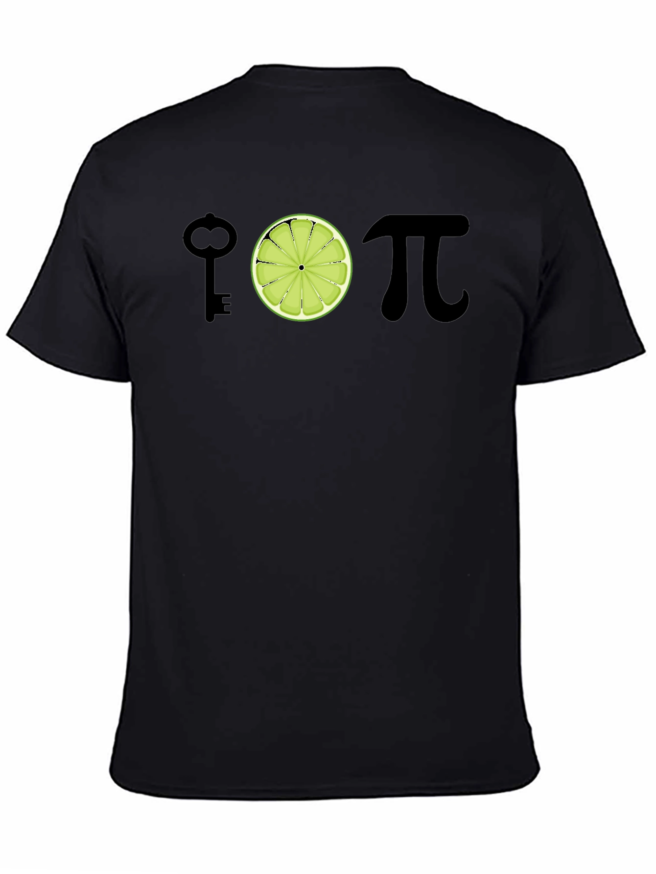 Black I Key Lime Pi Funny T-Shirt Math Humor view 4