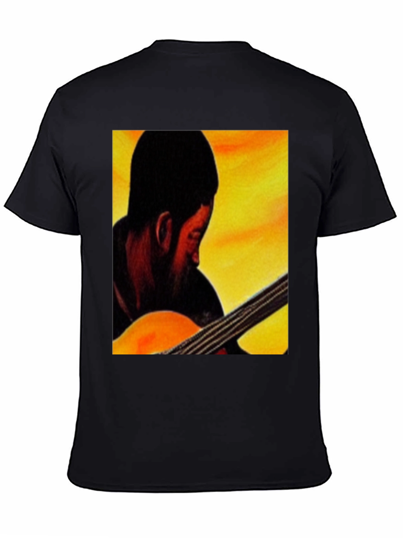 Black Musician Graphic Tee - Black view 4