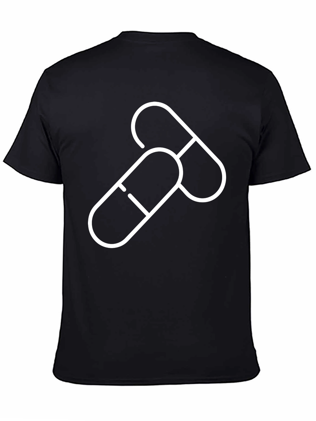 Black Pills Graphic Black T-Shirt view 4