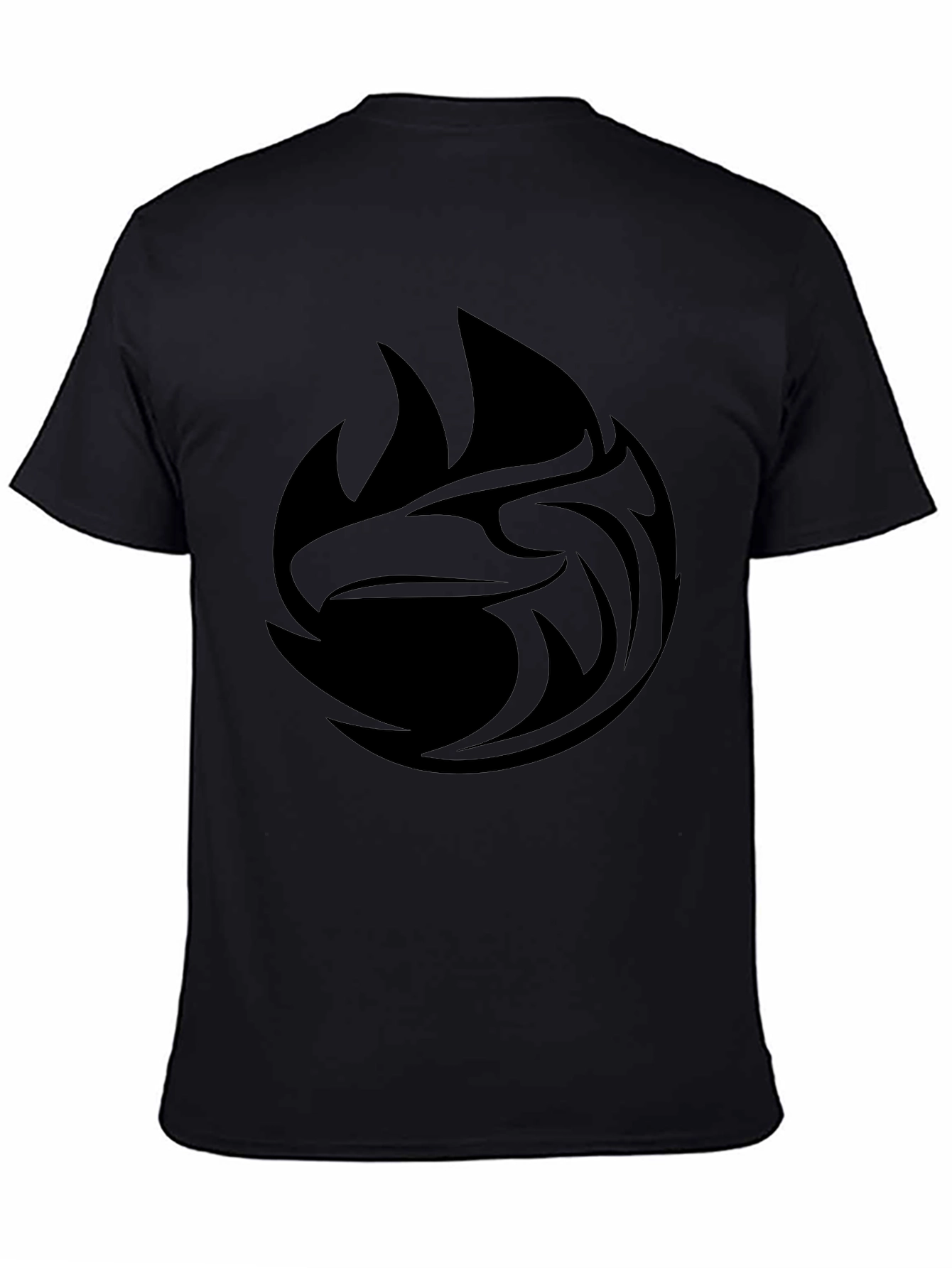 Black Black Eagle Graphic Tee - Stylish Men's T-Shirt view 4
