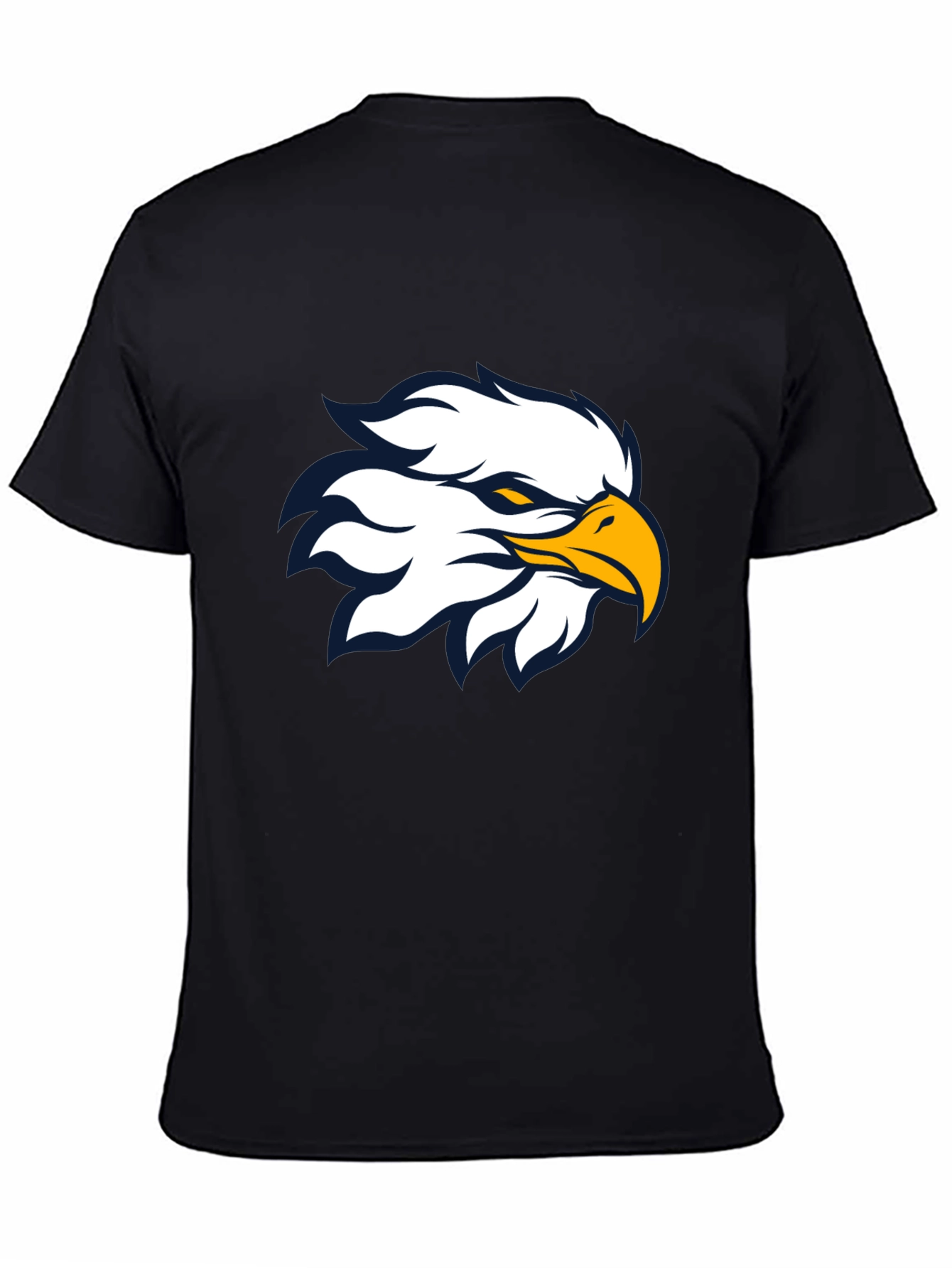 Black Eagle Graphic Black T-Shirt view 4