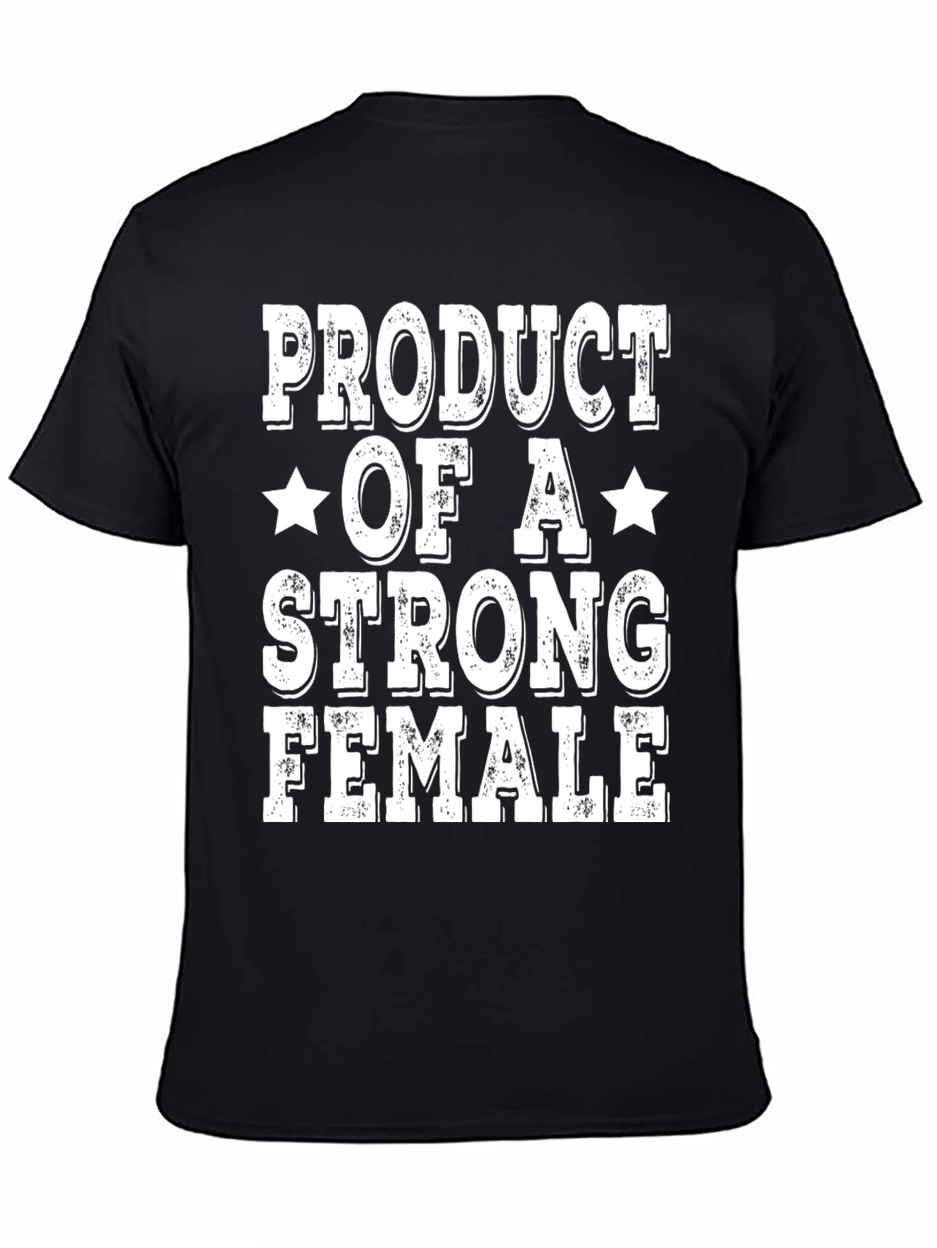 Black Strong Female T-Shirt view 4