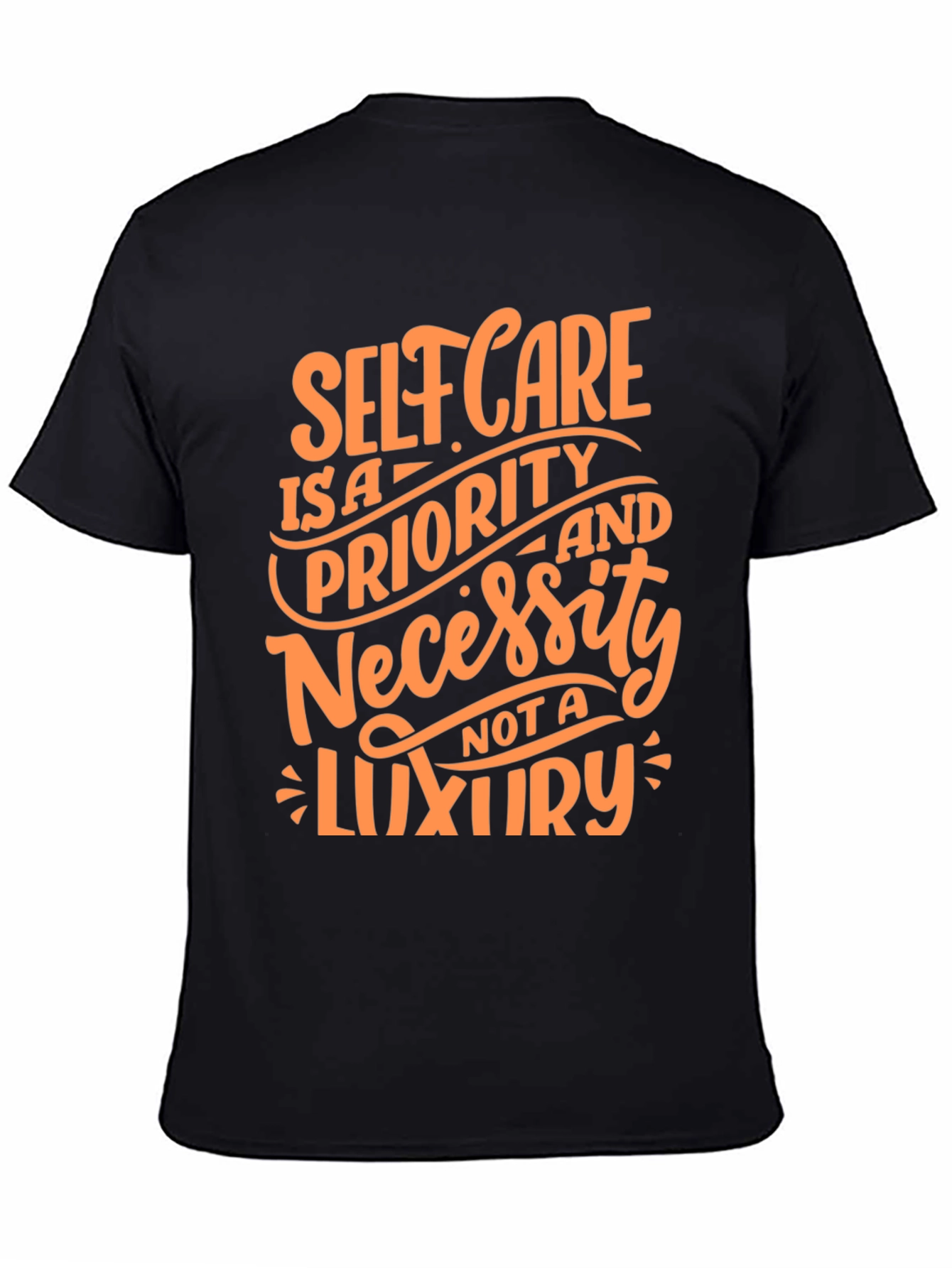 Black Self Care is a Priority T-Shirt view 4
