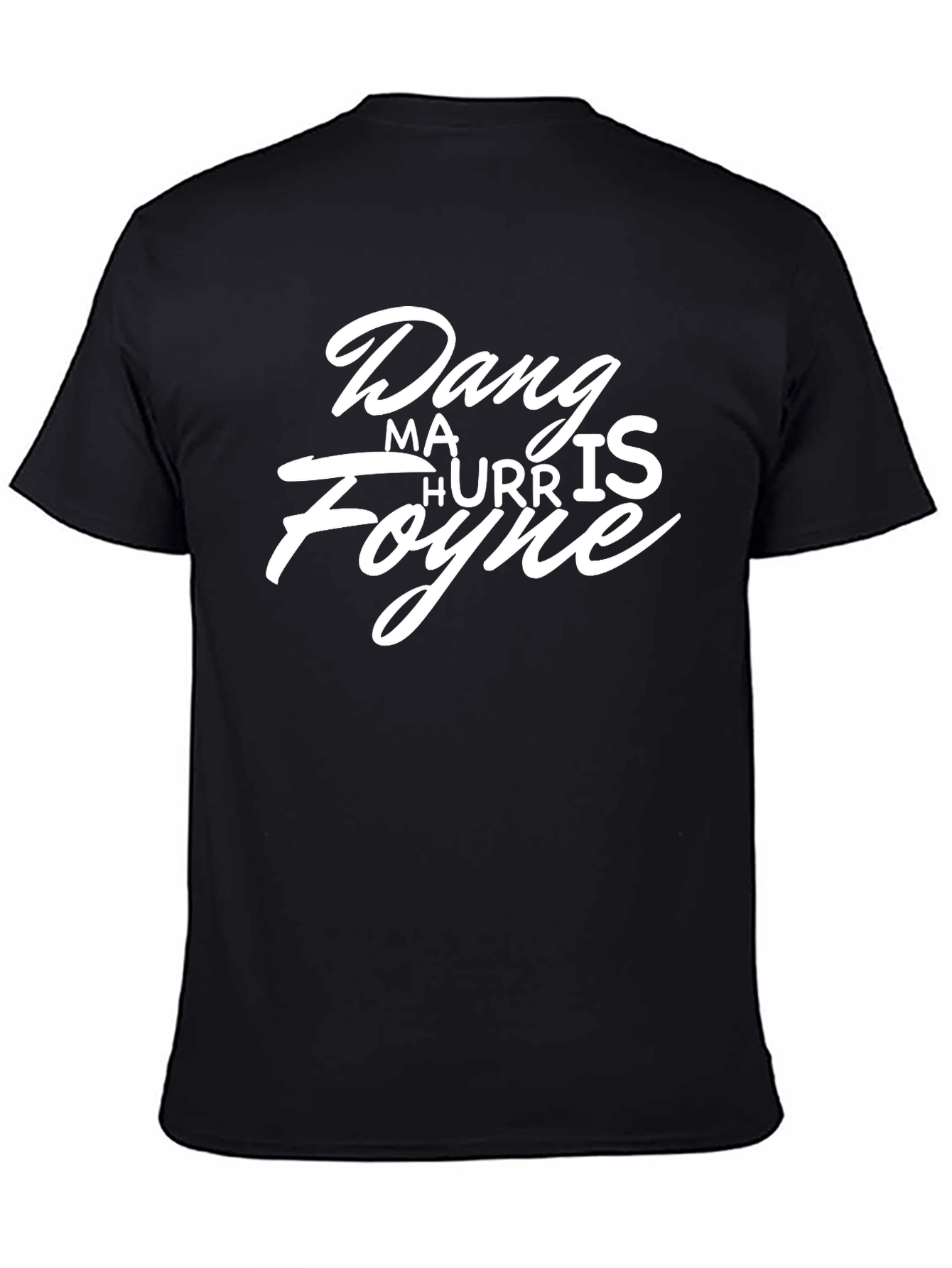 Black Dang Ma Hurris Foyne Tee view 4