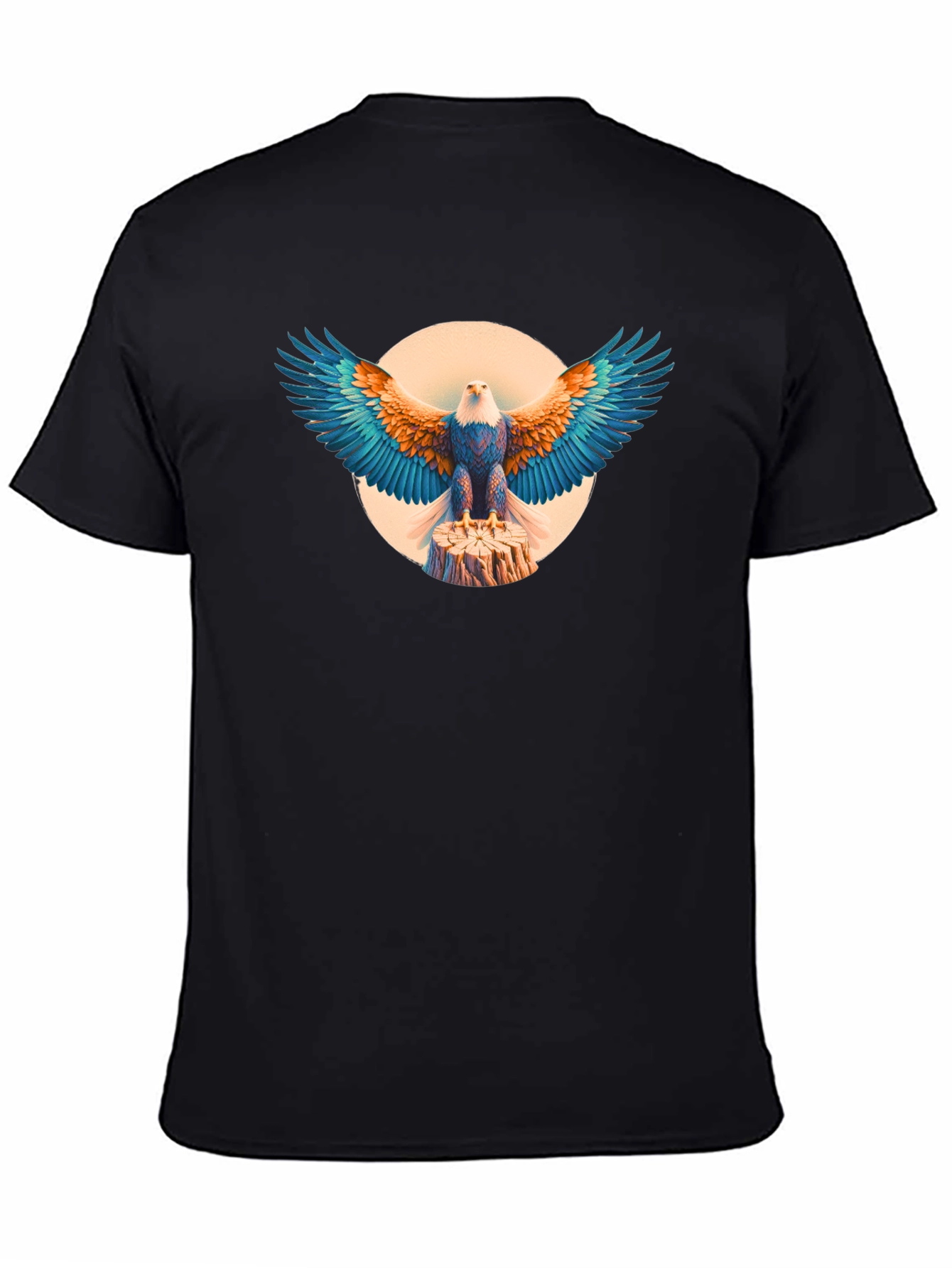 Black Eagle Graphic Tee - Bold Design, Classic Fit view 4