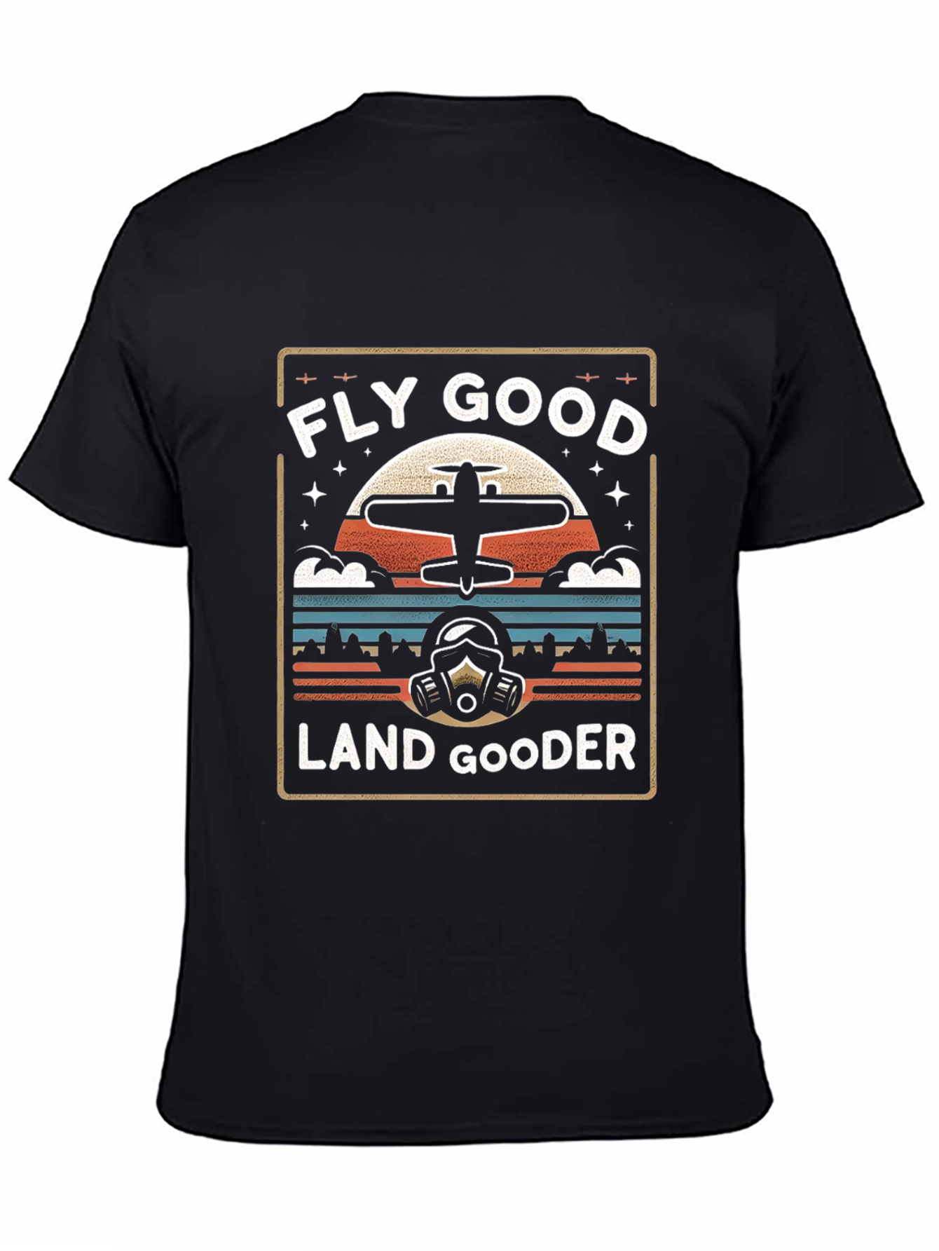 Black Fly Good Land Gooder Pilot T-Shirt view 4